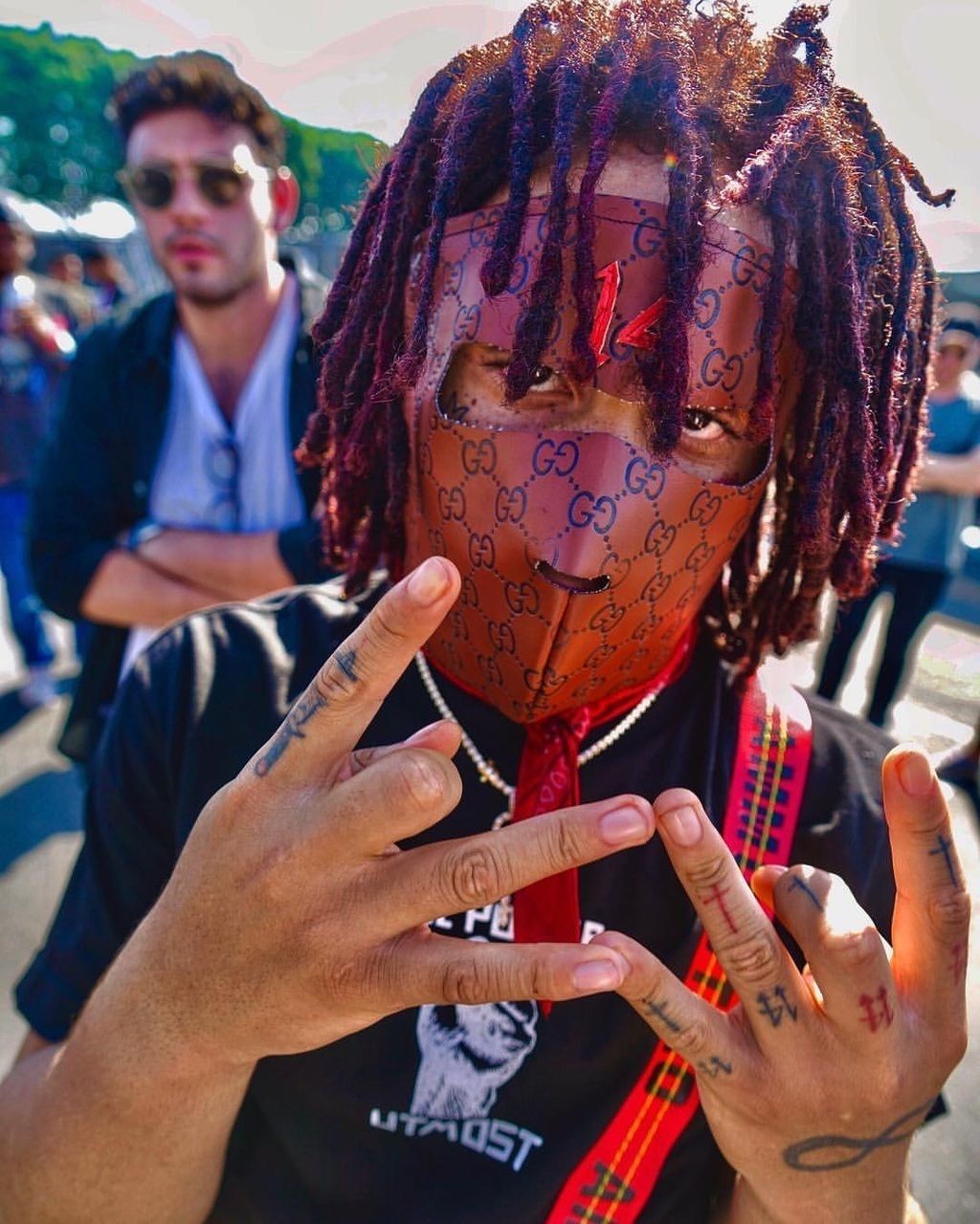 Trippie Redd cartoon, borsa Supreme, 1080x1086 Full HD Verticale, iPhone