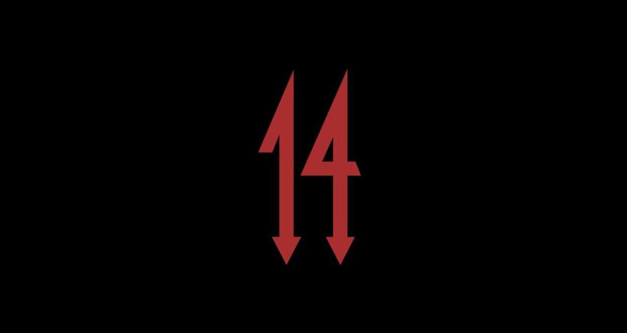 Numero 14 rosso con frecce, 1242x660 HD, Laptop