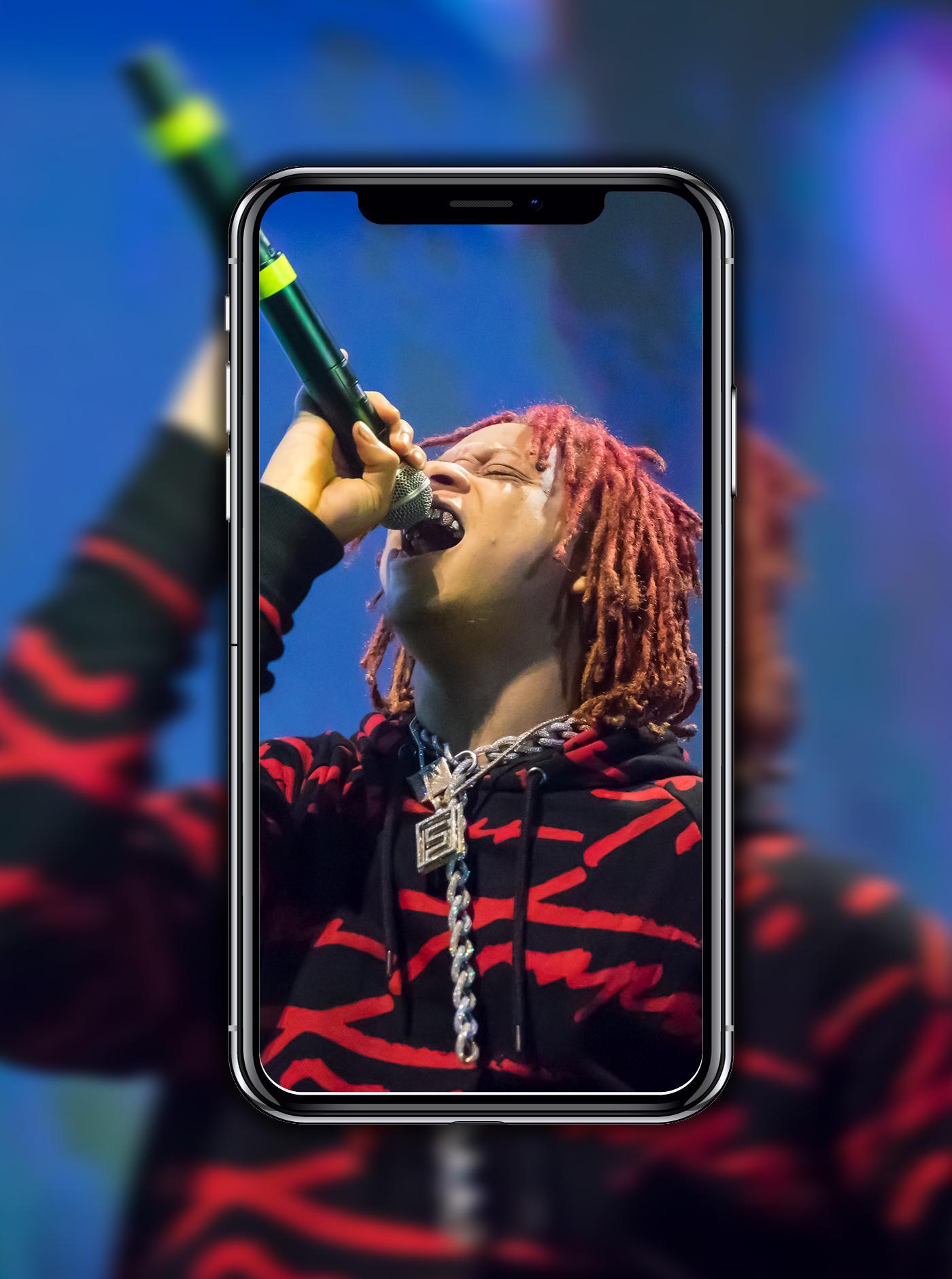 Rapper con dreadlocks su smartphone, 1400x1880 Verticale, Android
