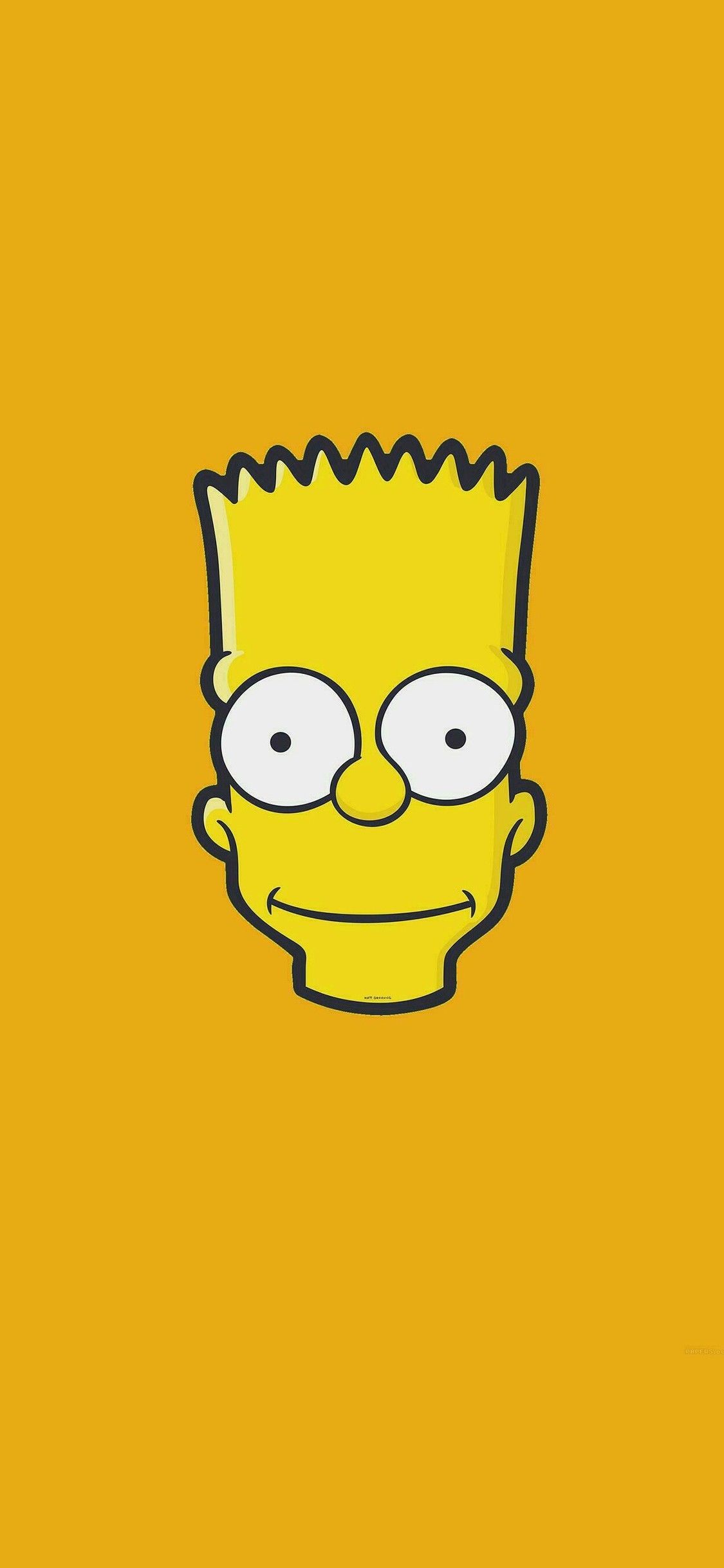 Maggie Simpson triste sfondo giallo, 1125x2436 Full HD Verticale, iPhone