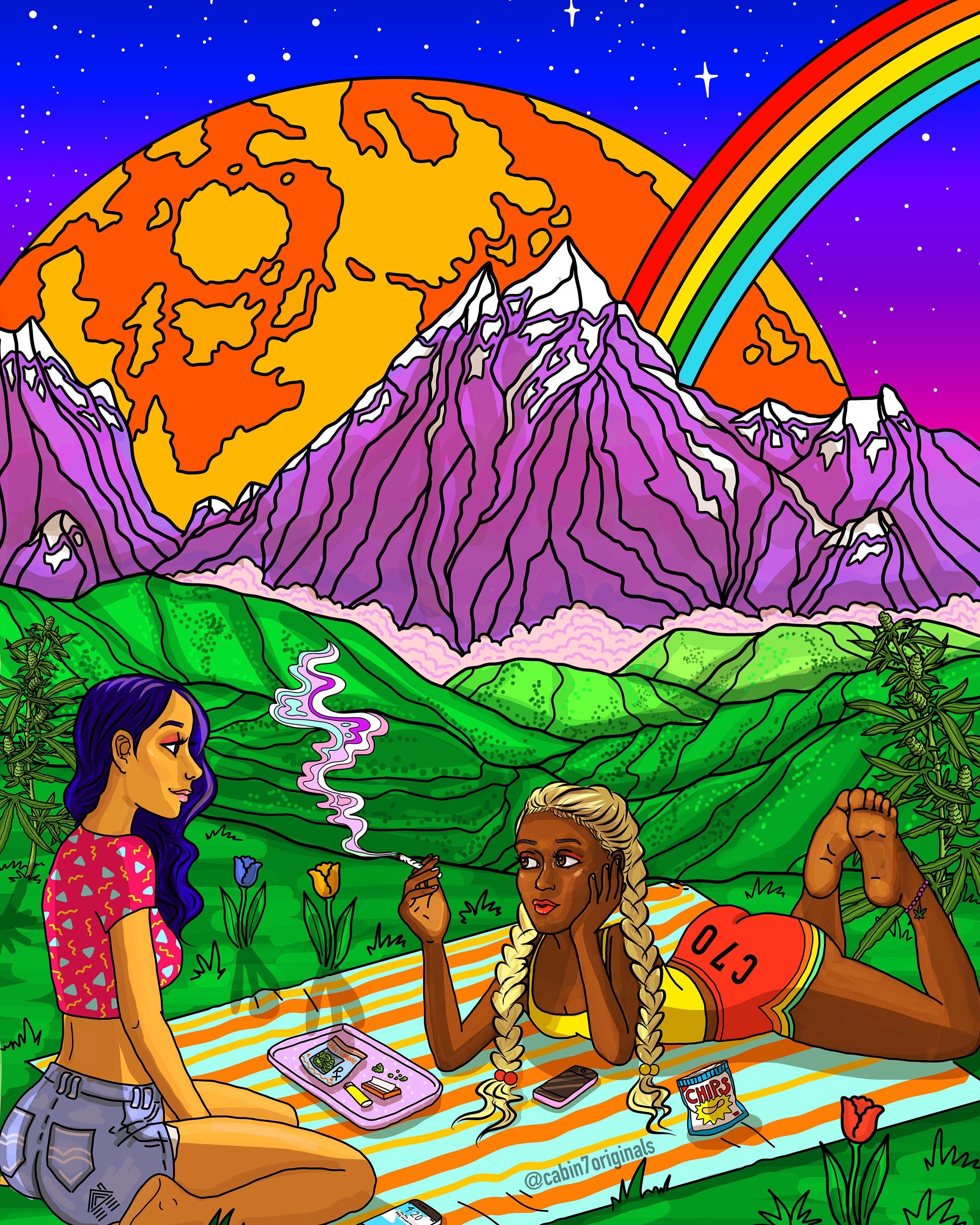 Teschio astronauta trippy spazio, 794x1096 Verticale, Android