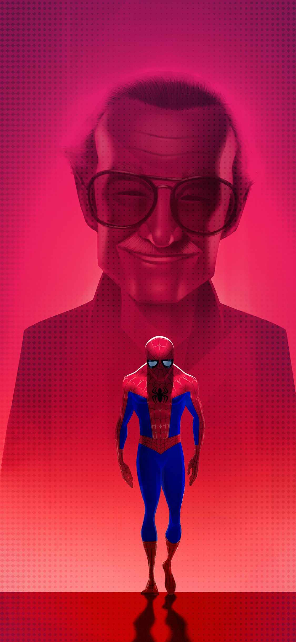Spider-Man e Stan Lee, Uomo Ragno, 1125x2436 Full HD Verticale, iPhone Pro Max