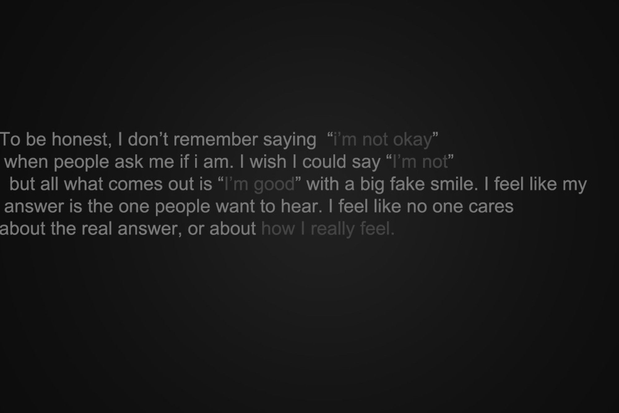 Frase triste testo scuro, 2000x1333 2K, PC Desktop