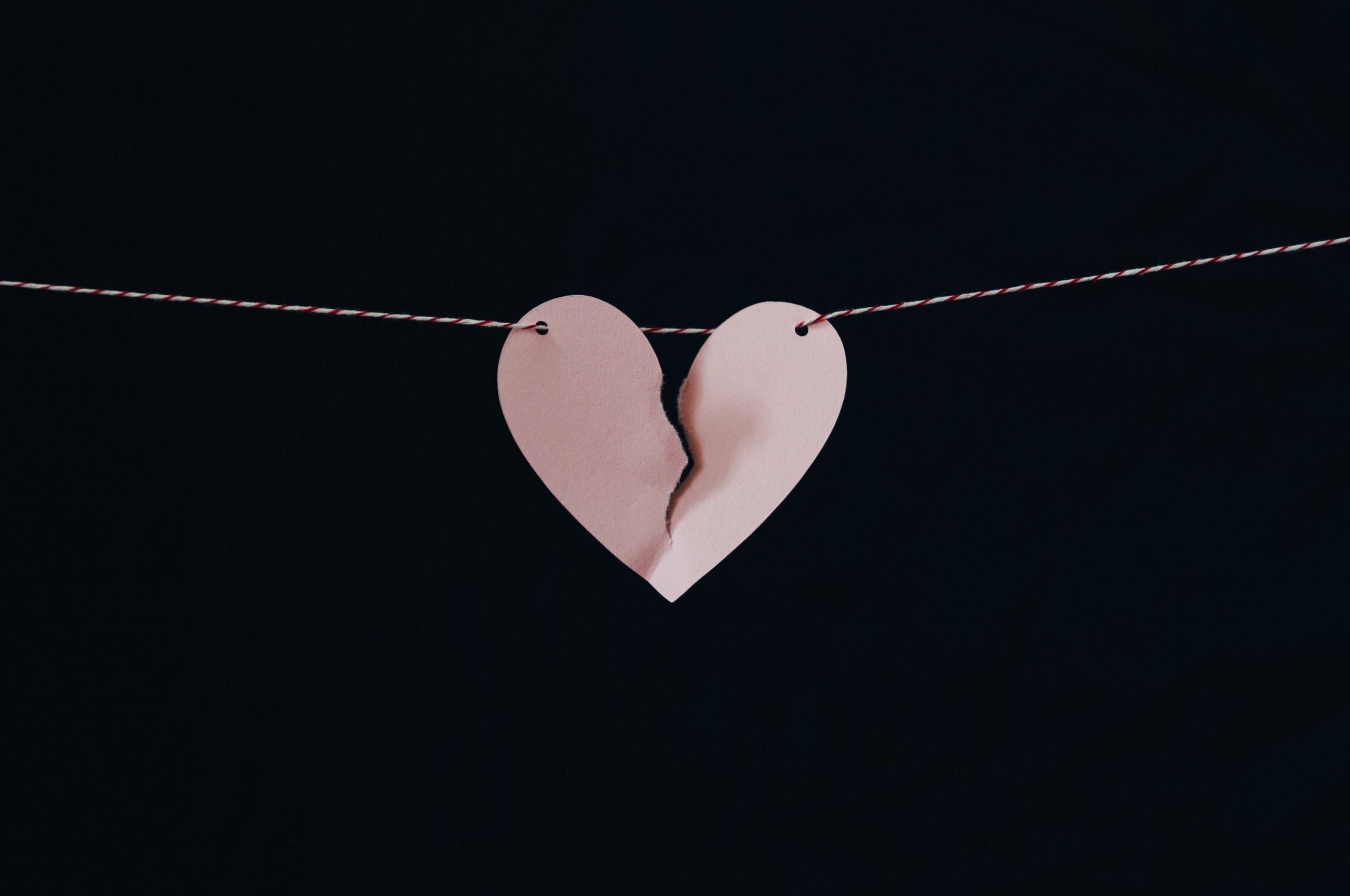 Cuore di carta spezzato, 2560x1700 2K, Monitor Gaming