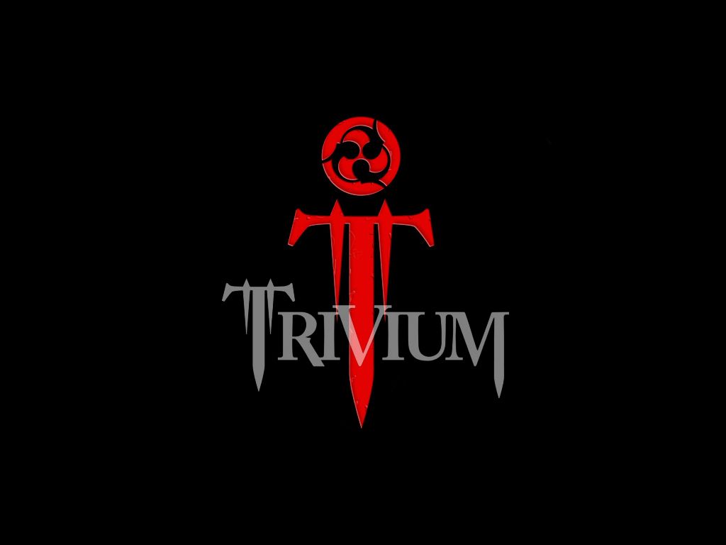 Logo band Trivium bianco nero, 1920x1080 Full HD 1080p, PC