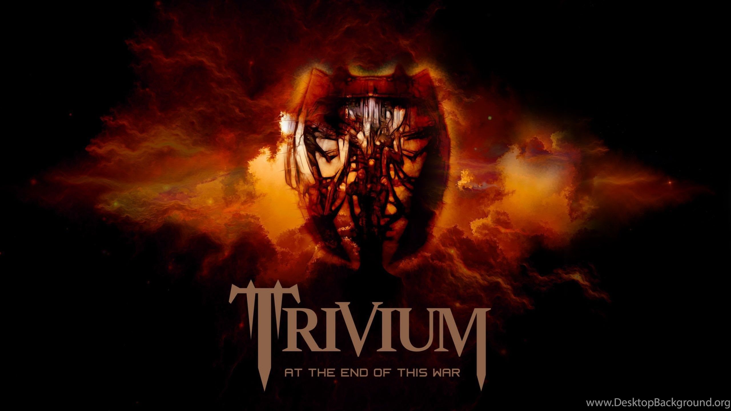 Teschio in fiamme Trivium, 1920x1080 Full HD 1080p, Desktop