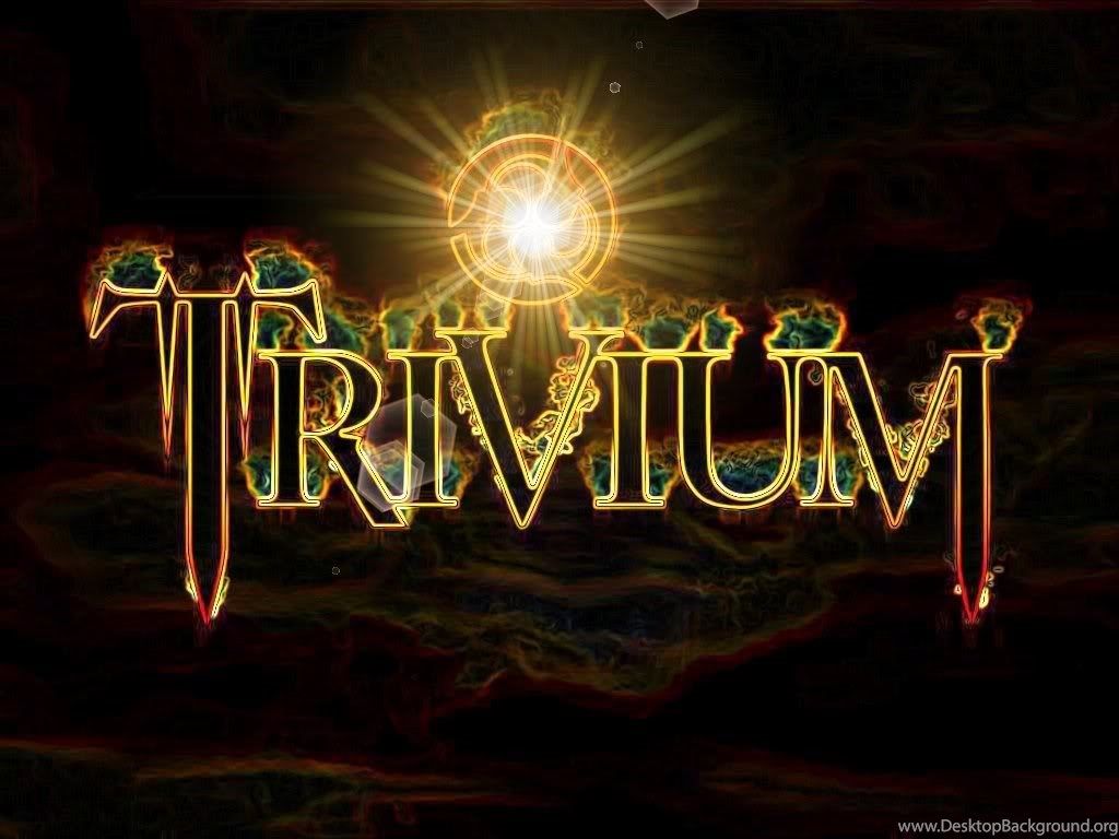 Band Trivium logo scuro, 1024x768 HD, Laptop