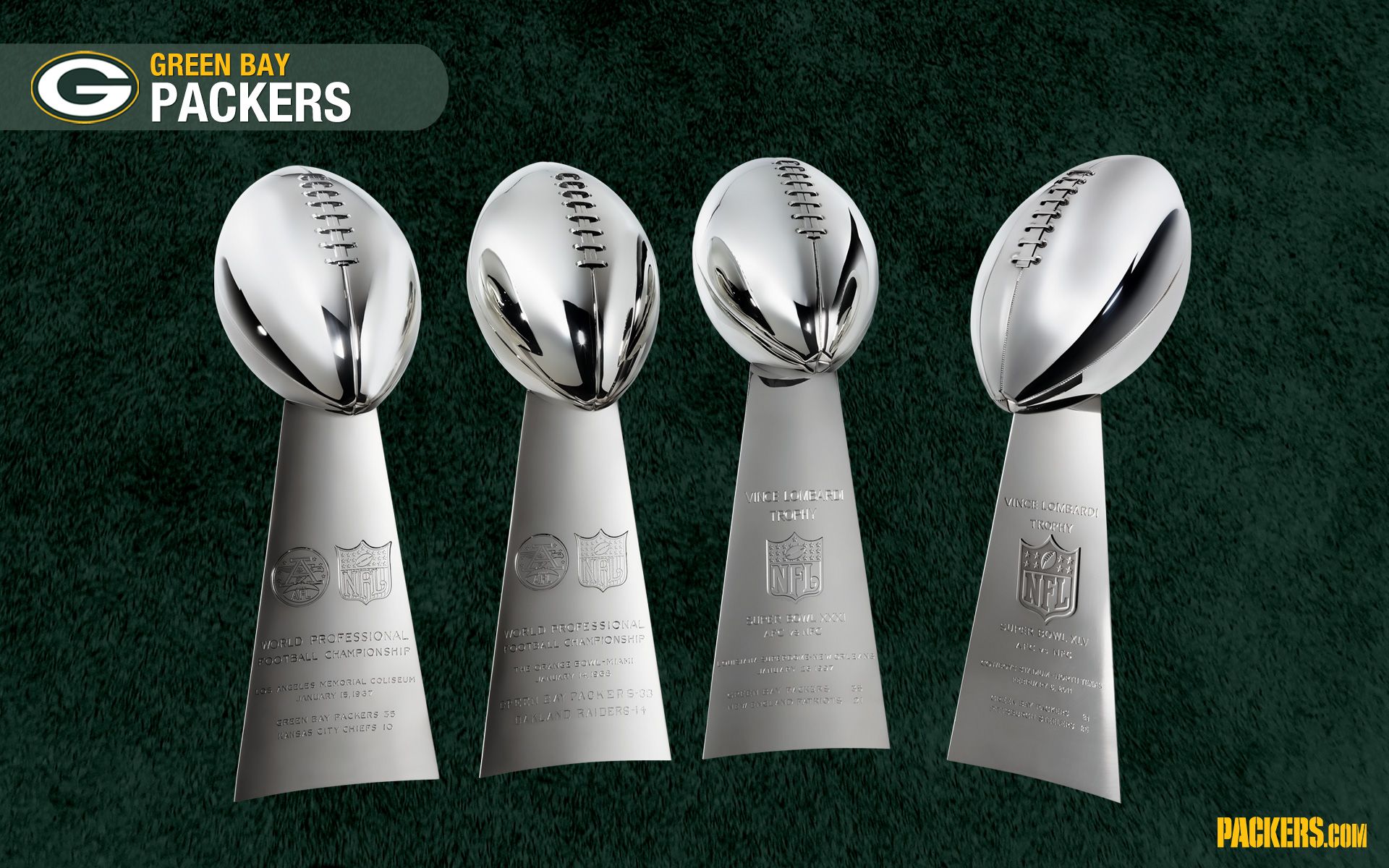 Trofei Vince Lombardi Green Bay Packers, 1920x1200 Full HD+ WUXGA, PC