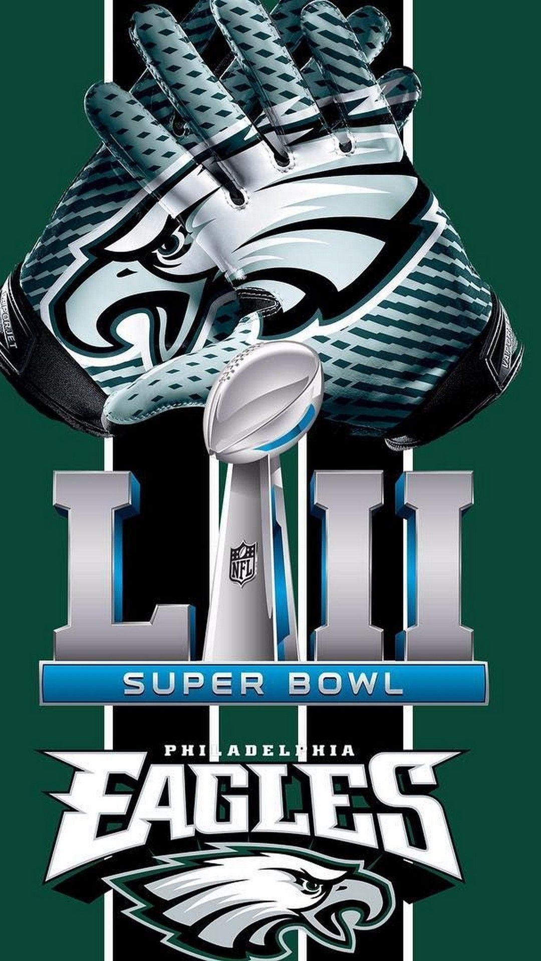 Trofeo Super Bowl LII Eagles, 1080x1920 Full HD Verticale, Samsung Galaxy