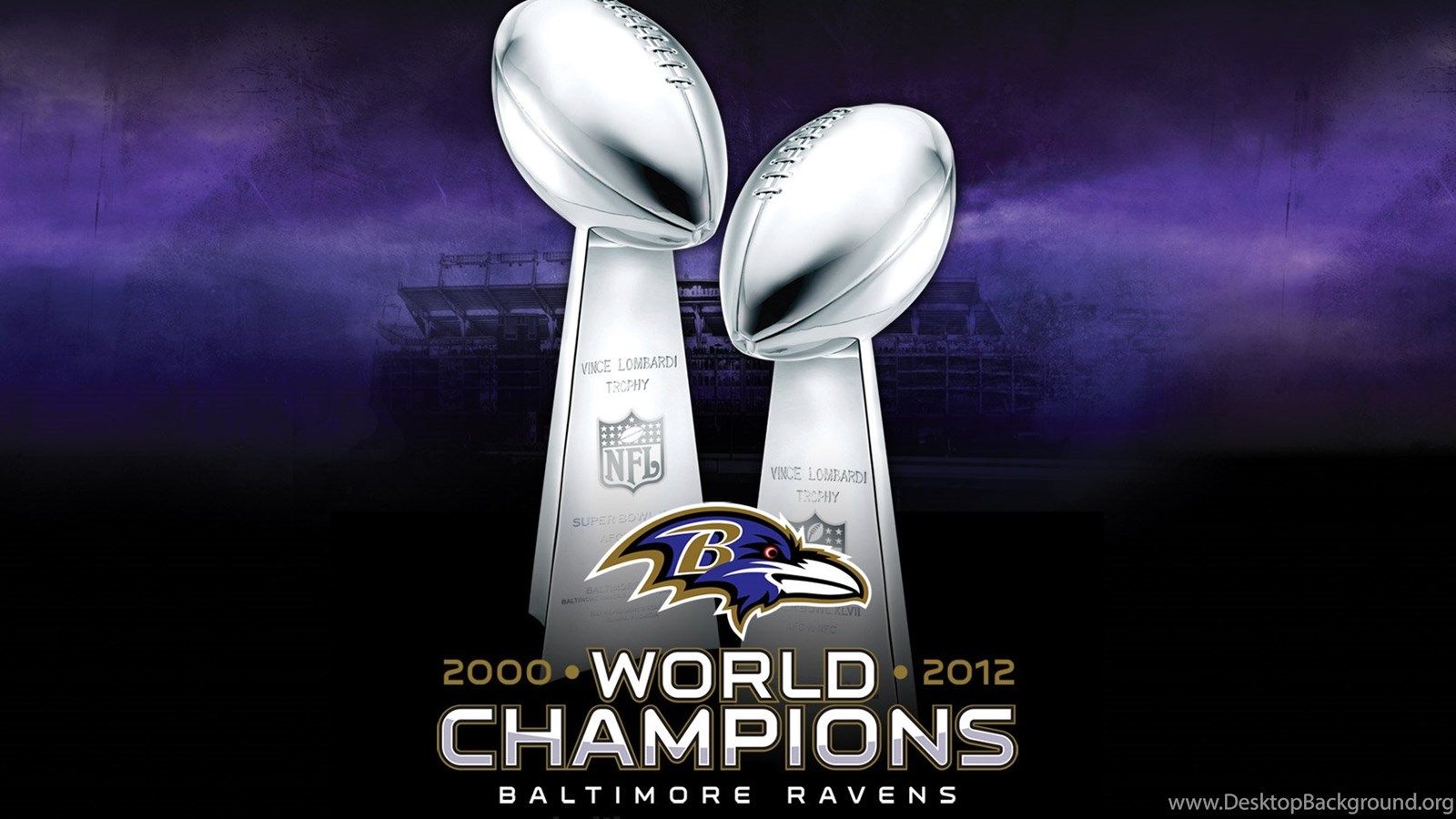Trofeo Super Bowl Baltimore Ravens, 1600x900 900p, Desktop