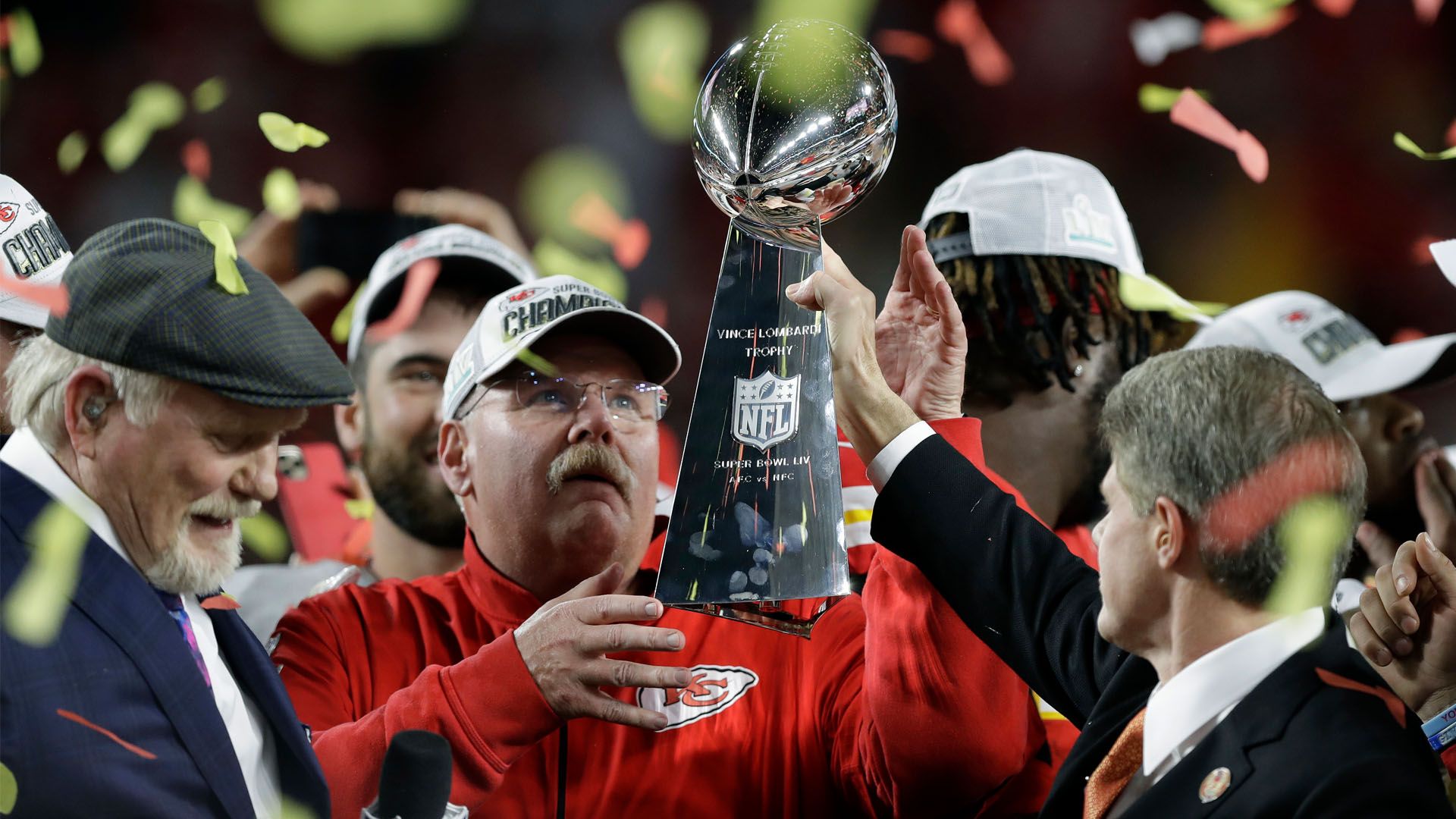 Allenatore con trofeo Super Bowl, 1920x1080 Full HD, Desktop