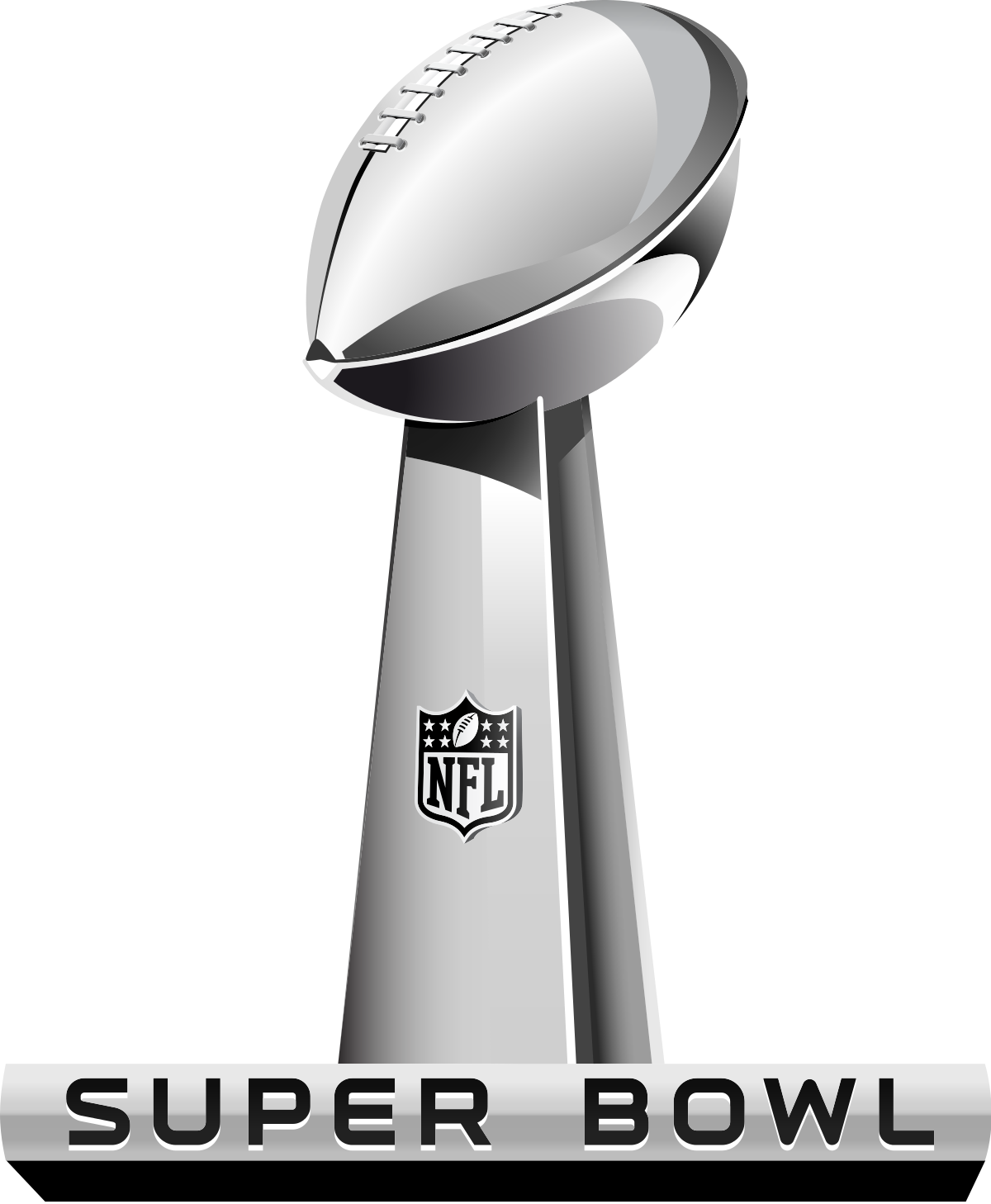 Trofeo Super Bowl argento NFL, 1200x1458 Verticale, Telefono