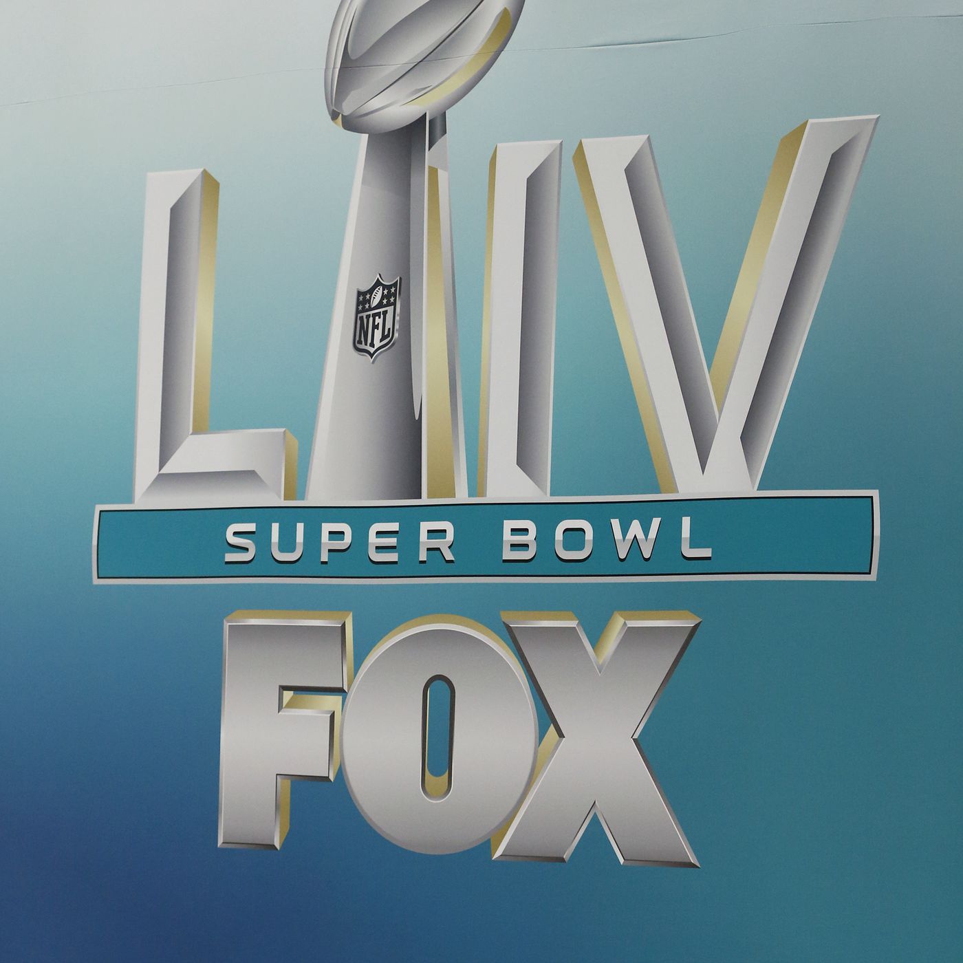 Logo Super Bowl LIV Fox, 1400x1400 720p, Laptop