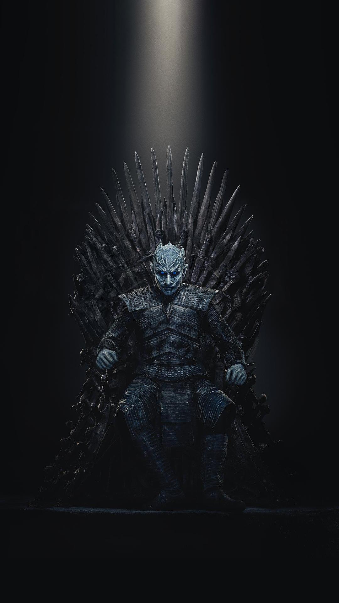 Night King sul Trono di Spade, 1080x1920 Full HD Verticale, iPhone