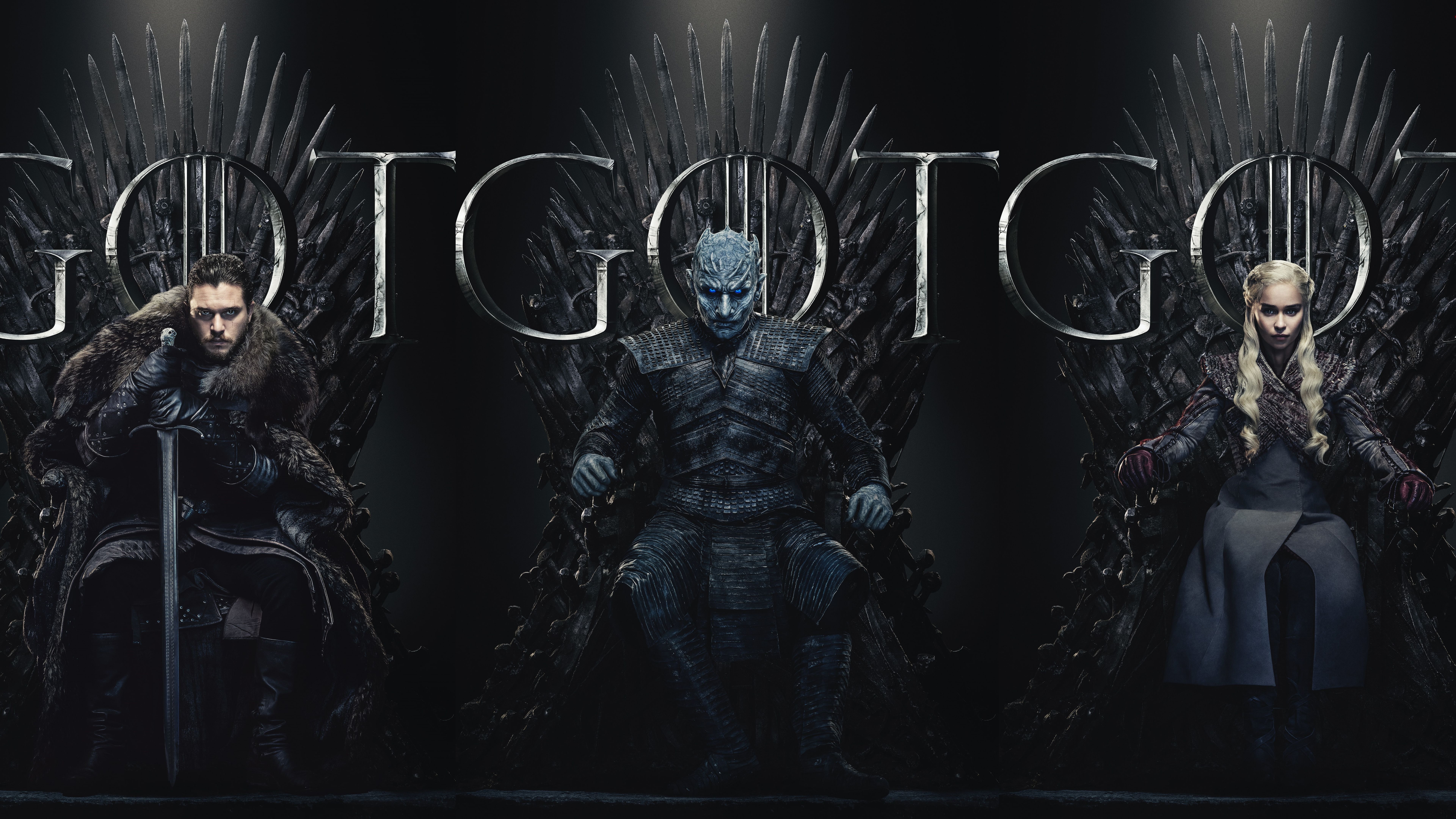 Game of Thrones personaggi trono, 7680x4320 4K Ultra HD, Monitor 4K