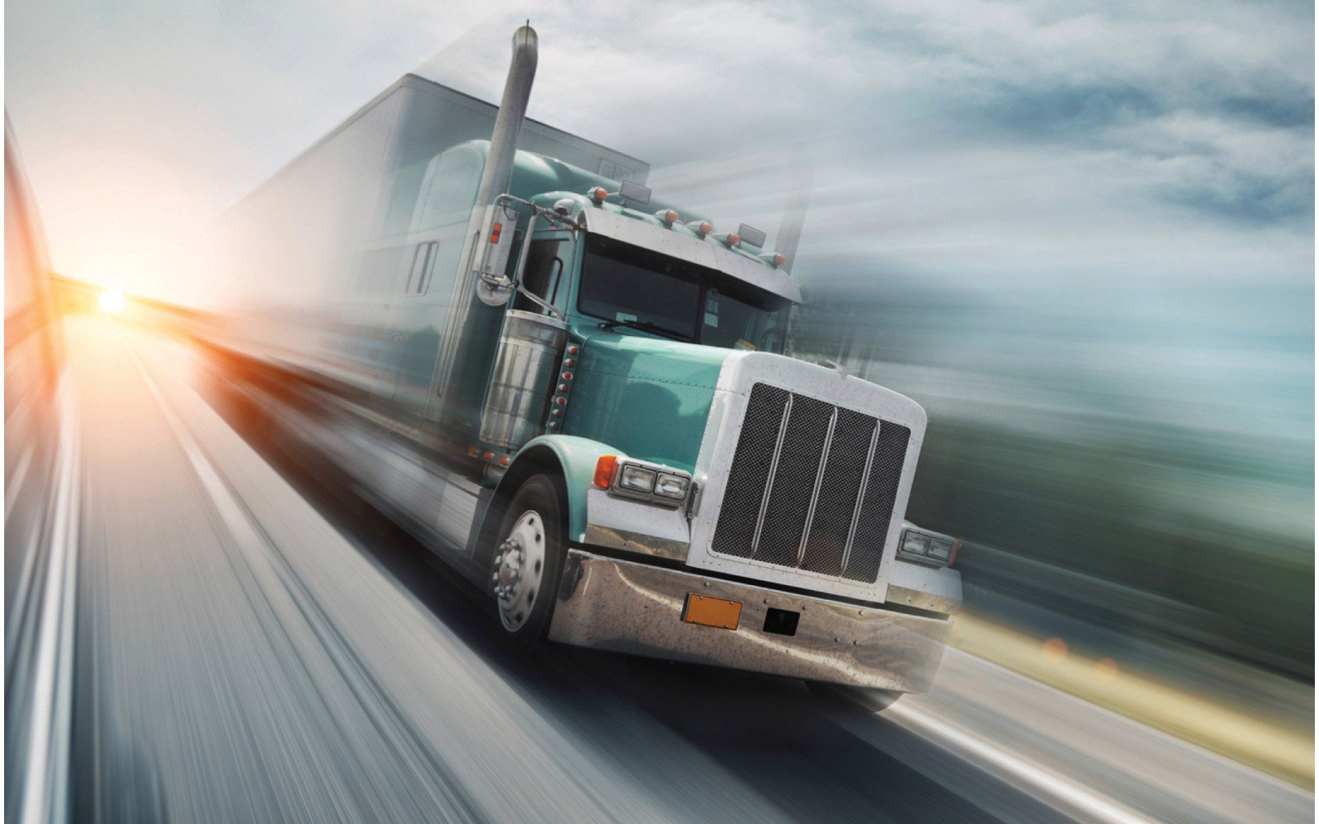 Camion su strada in movimento, 1920x1200 Full HD+, Desktop