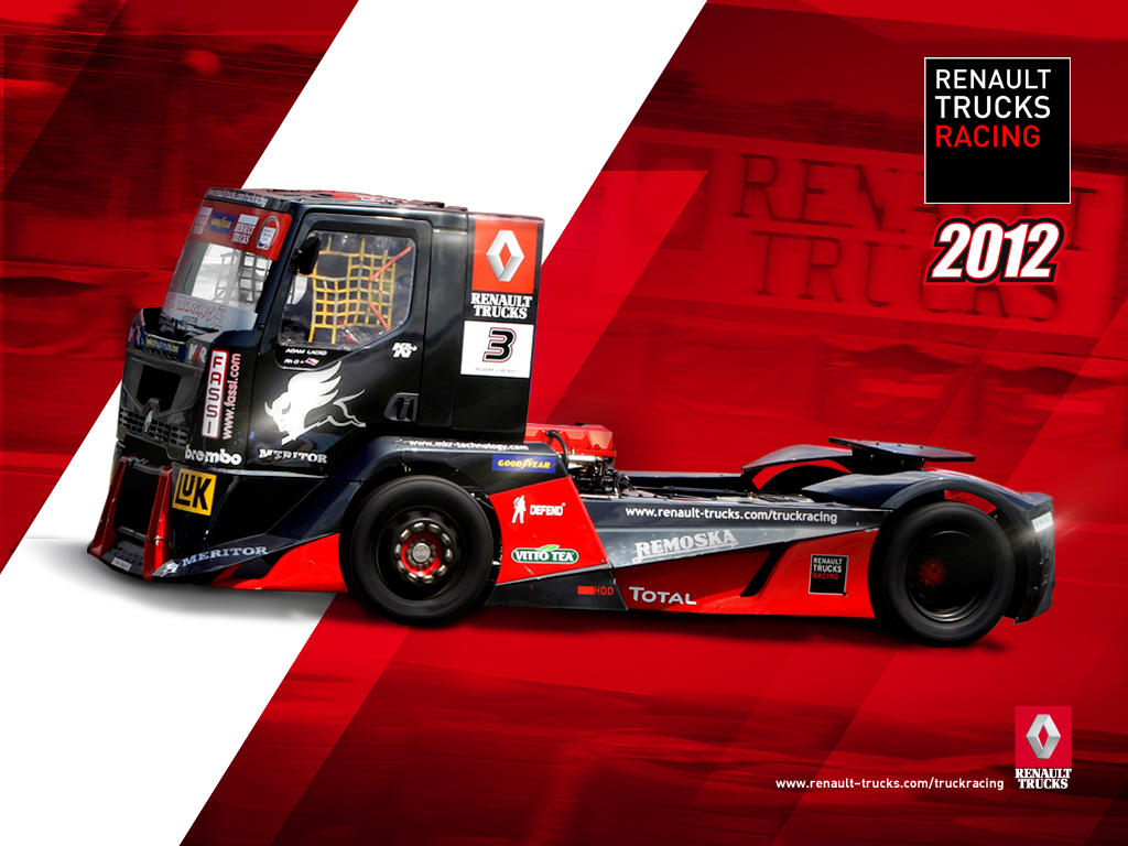 Camion da corsa Renault Trucks, 1024x768 HD, Desktop