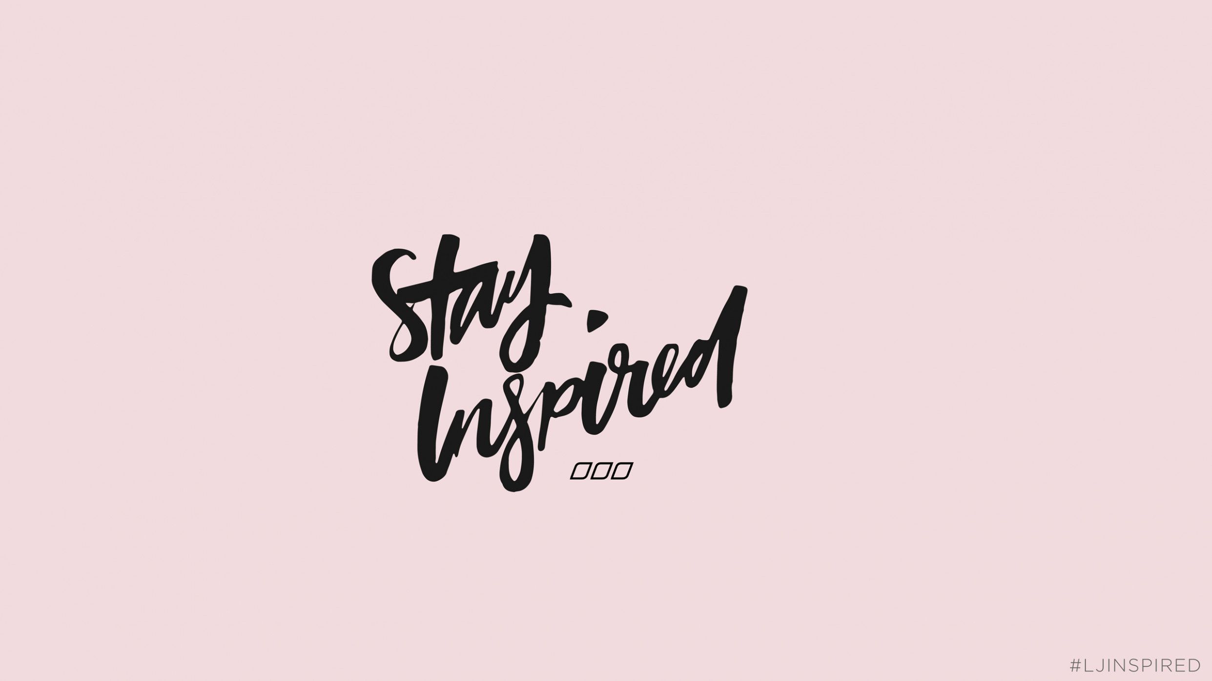 Scritta Stay Inspired rosa, 2483x1396 Hi-Res, Monitor Gaming