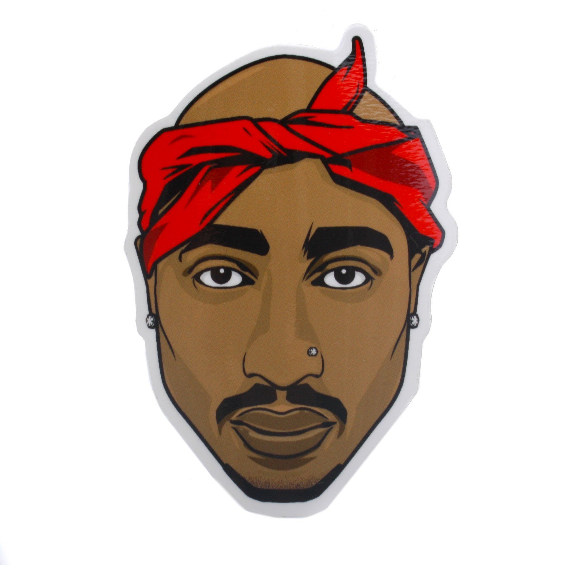 Tupac cartoon bandana rossa, 1920x1920 Full HD+ WUXGA, Desktop