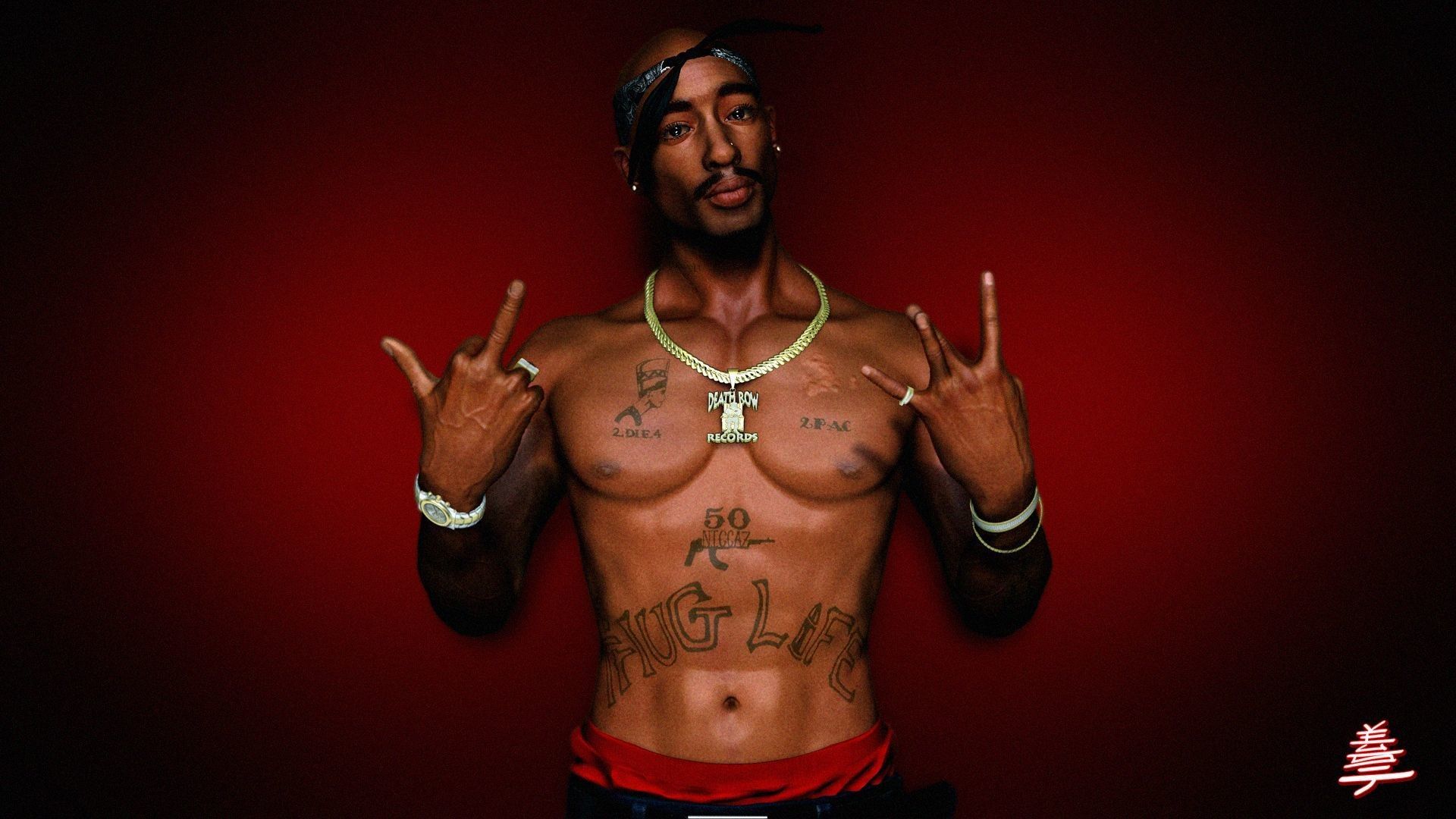 Tupac cartoon stile 3D, 1920x1080 Full HD 1080p, PC