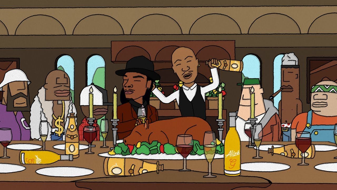 Tupac cartoon banchetto animato, 1280x720 720p, iMac