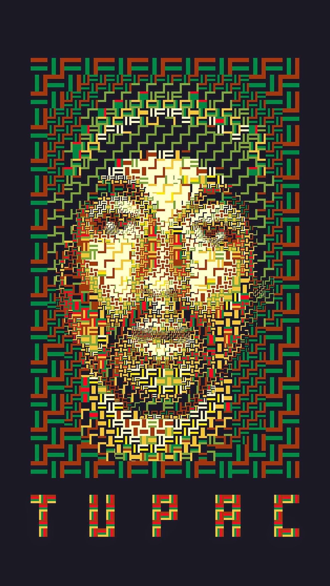 XXXTentacion volto ritagli multipli, 675x1200 Verticale, Telefono