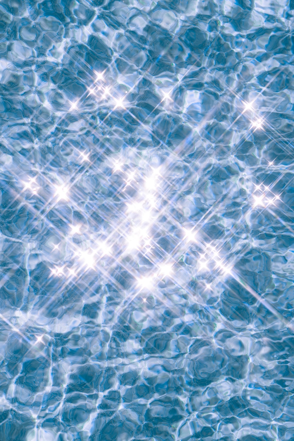 Riflessi glitter blu argento, 1000x1500 Verticale, Mobile