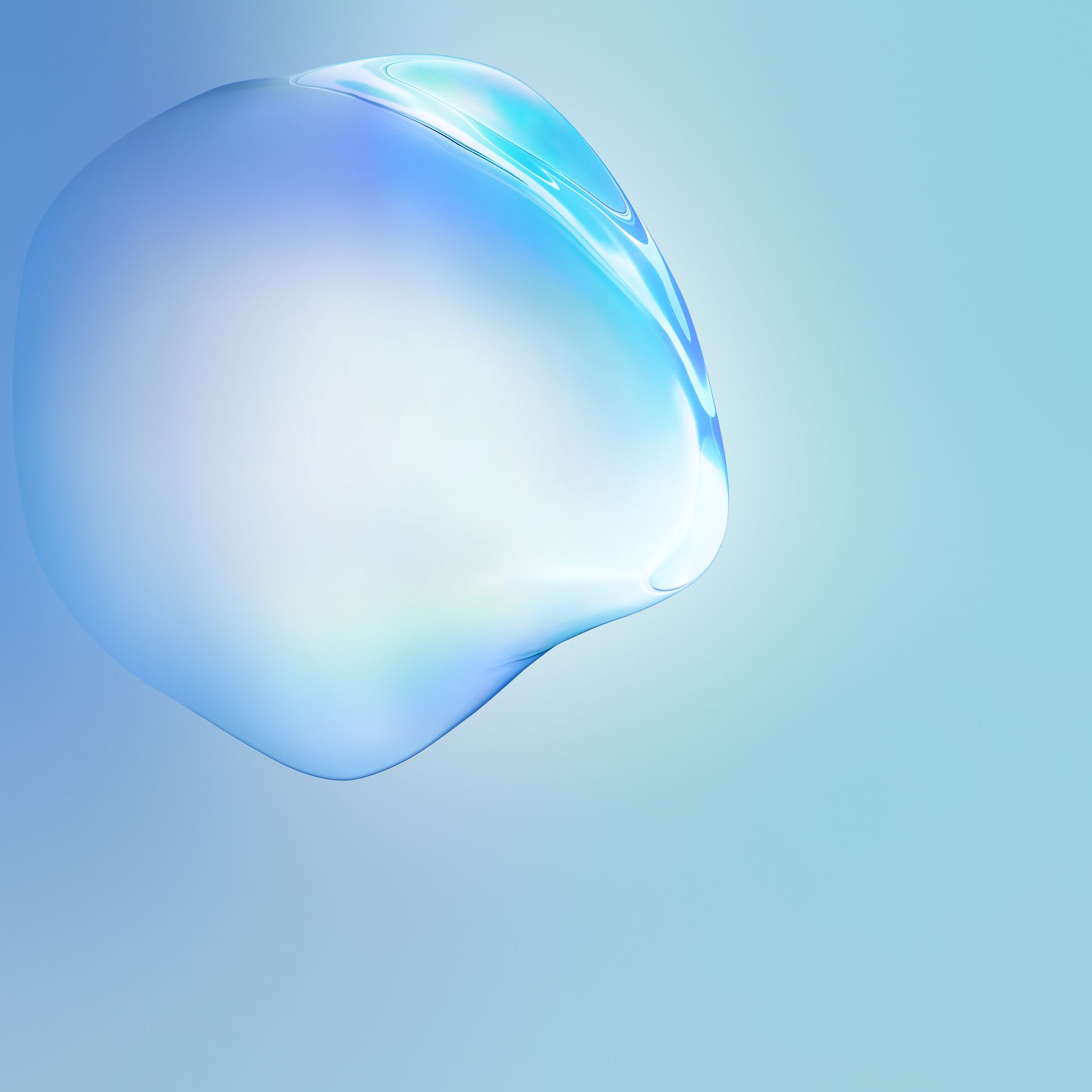 Bolla d'acqua astratta turchese, 1920x1920 Full HD+ WUXGA, iMac