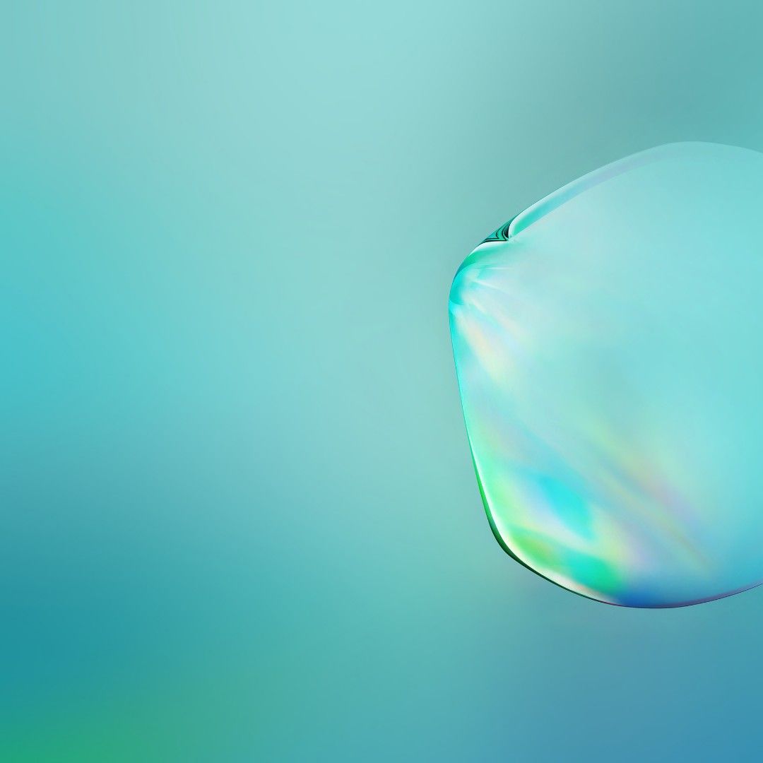 Bolla astratta turchese, 1080x1080 HD, PC