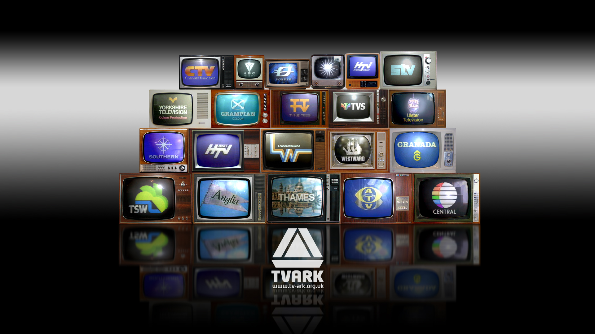TV retrò con colori arcobaleno, 1280x1024 720p, PC