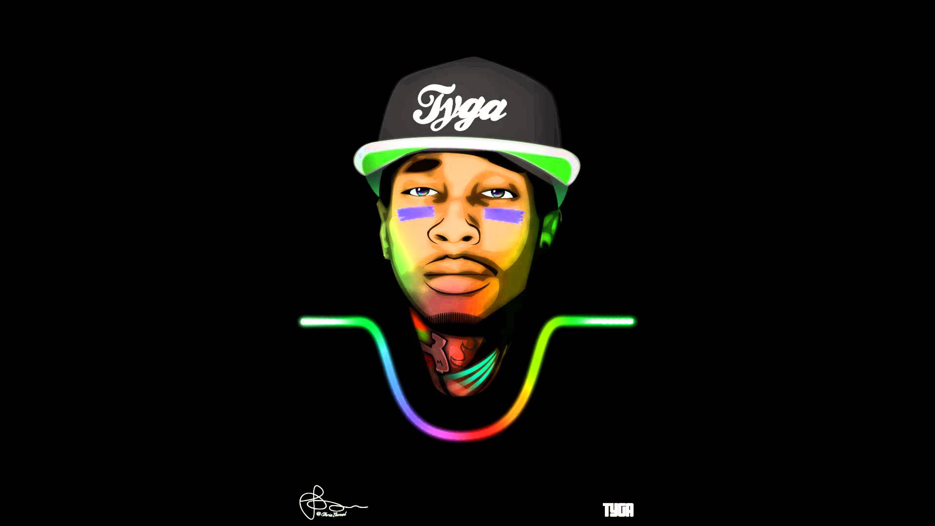 Tyga logo colorato, 1920x1080 1080p, Laptop