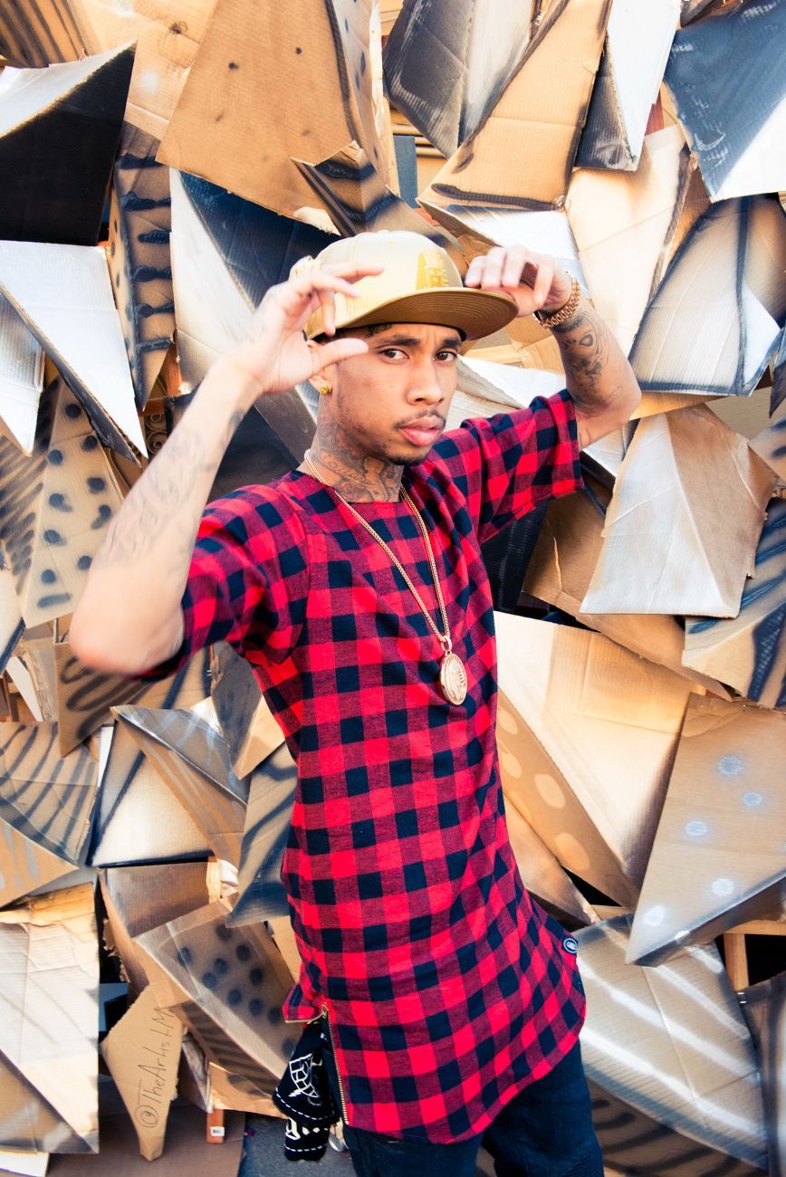 Tyga rapper camicia scacchi, 868x1300 Verticale, Mobile