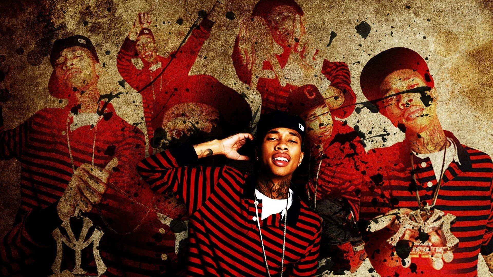 Tyga rapper fanart rosso, 1920x1080 Full HD, PC Desktop
