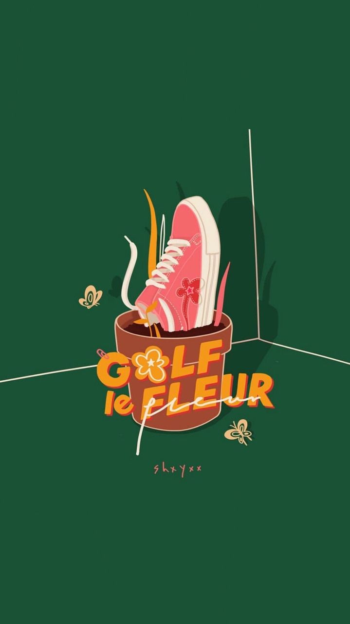 Tyler the Creator accovacciato, sfondo verde, 719x1280 Full HD Verticale, iPhone Plus