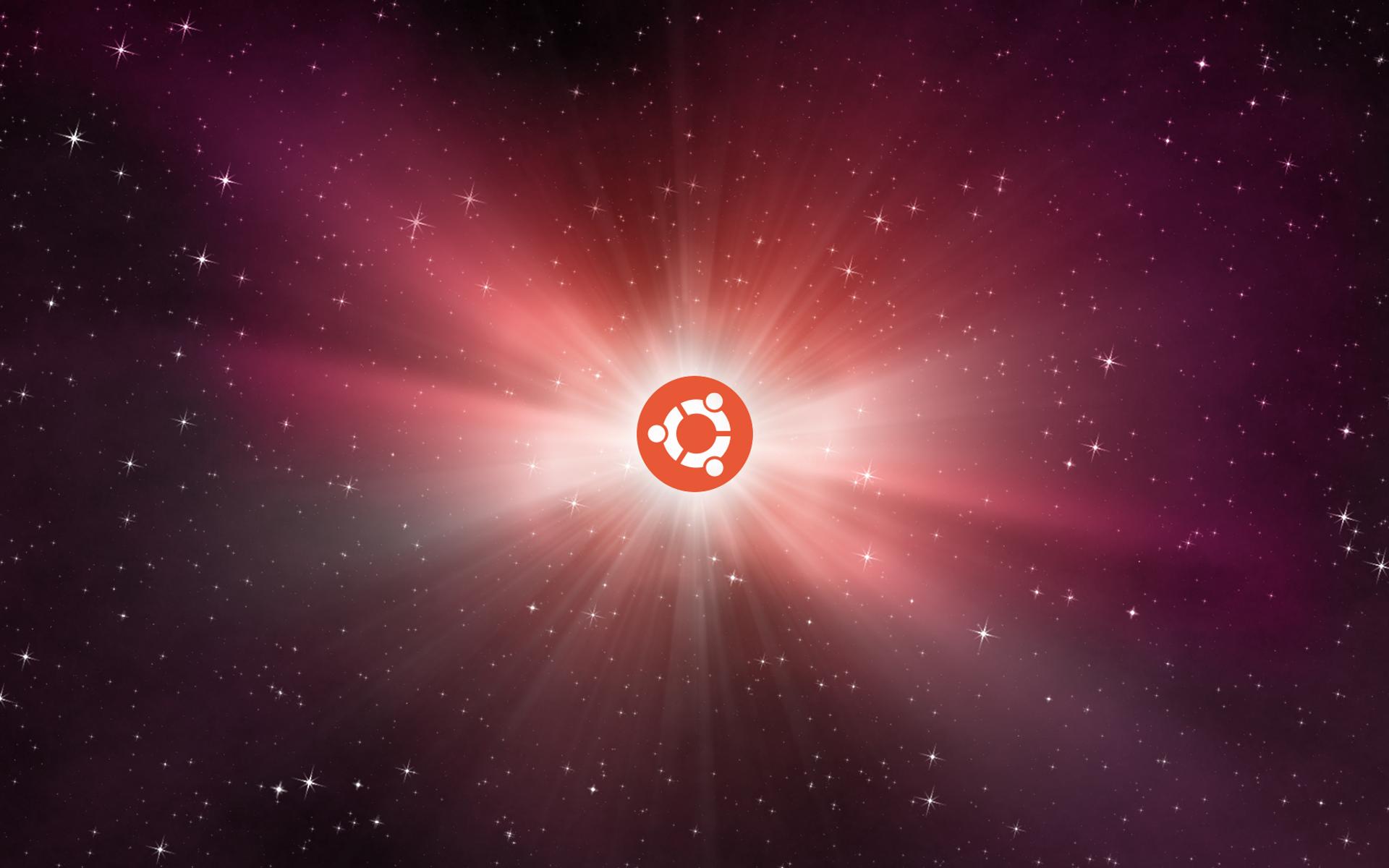 Logo Ubuntu esplosione galassia, 1920x1200 Full HD+ WUXGA, Laptop
