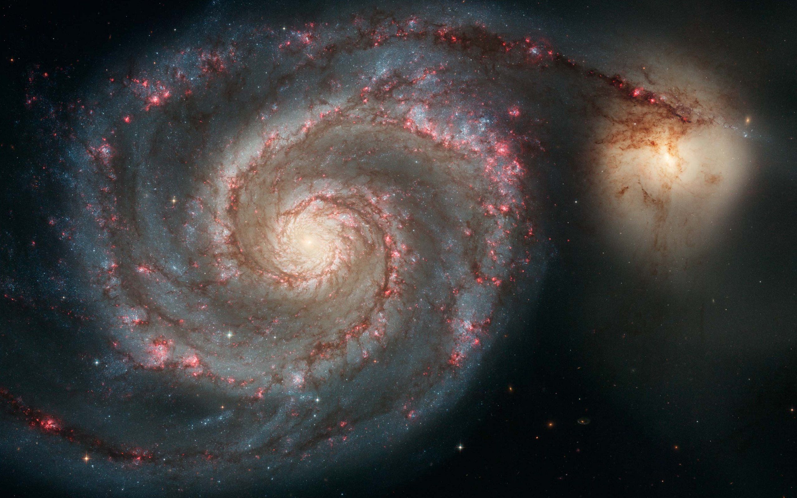 Galassia a spirale nello spazio, 2560x1600 WQXGA, Laptop