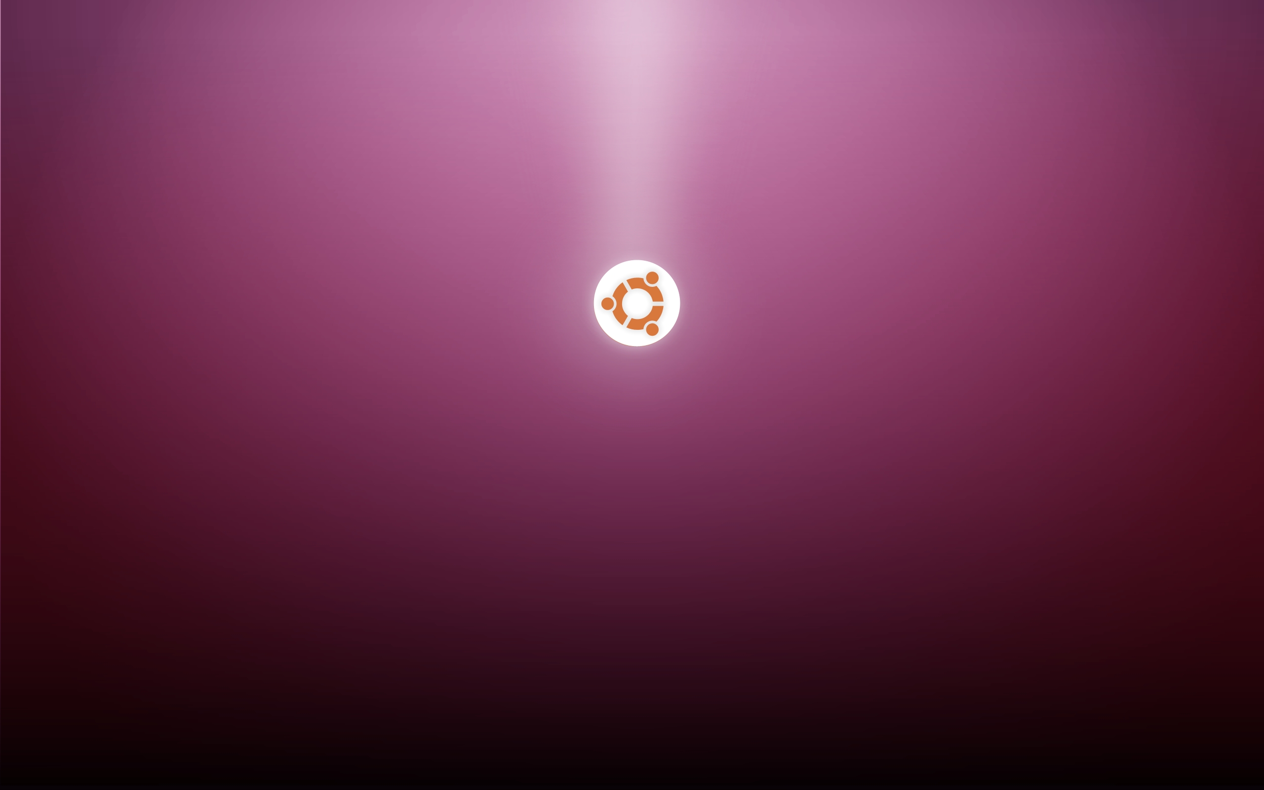 Logo Ubuntu in fiamme, 2560x1600 2K+, Desktop