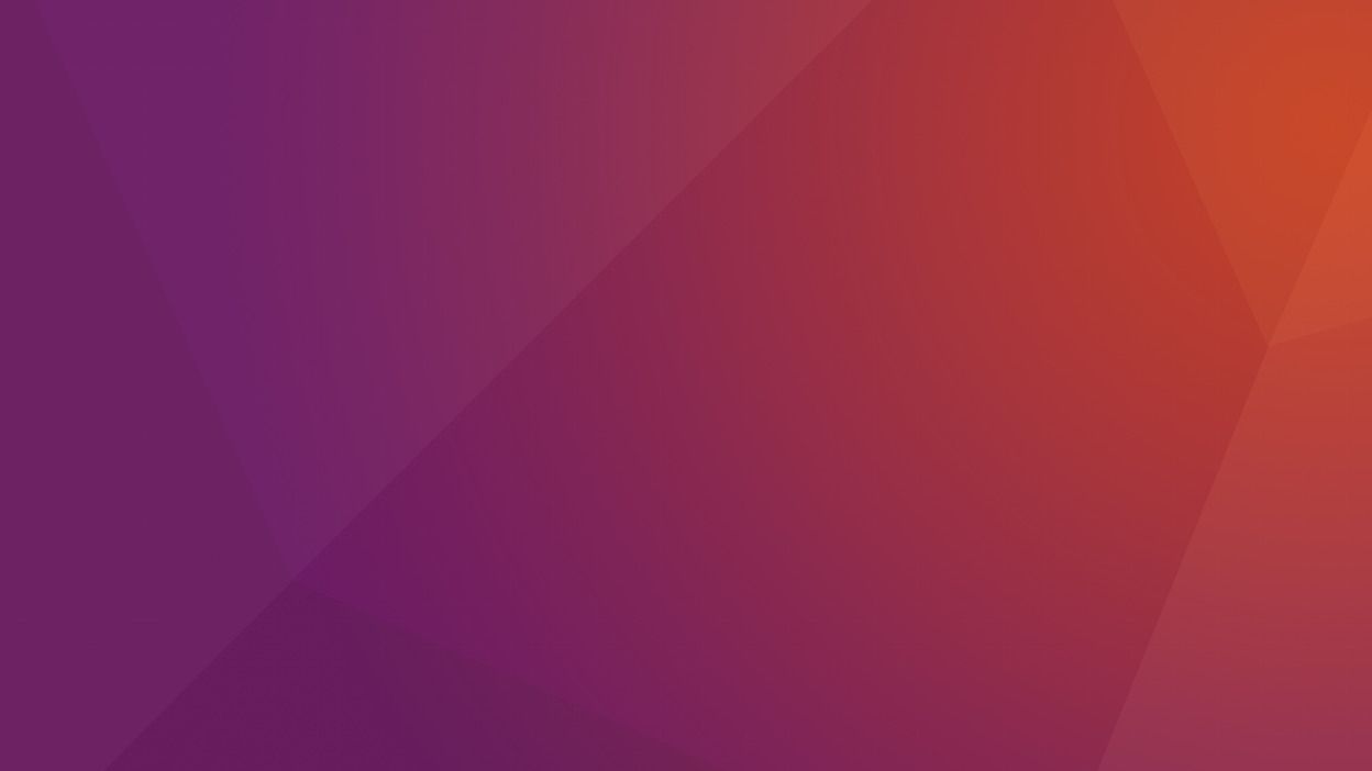 Sfondo astratto viola arancione Ubuntu, 1248x702 HD, PC Desktop
