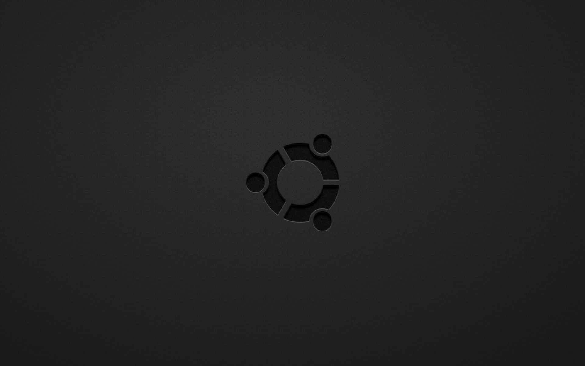 Logo Ubuntu nero e grigio, 2560x1600 2K+, MacBook Pro