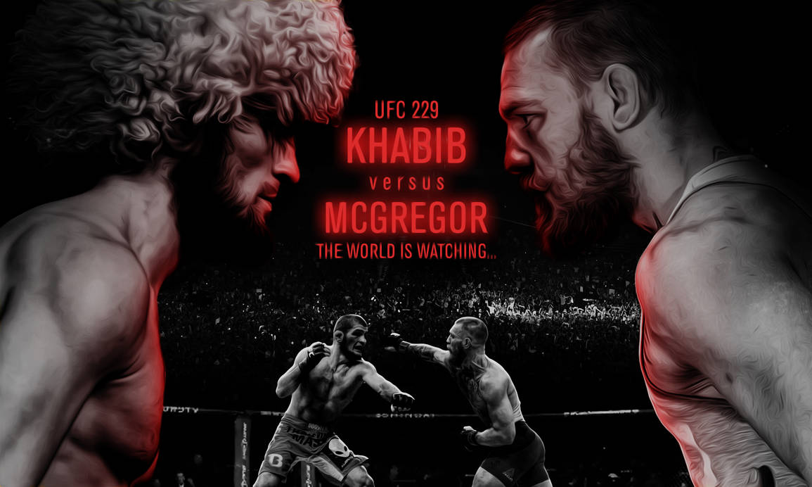 Khabib contro McGregor UFC 229, 1155x692 HD, iMac
