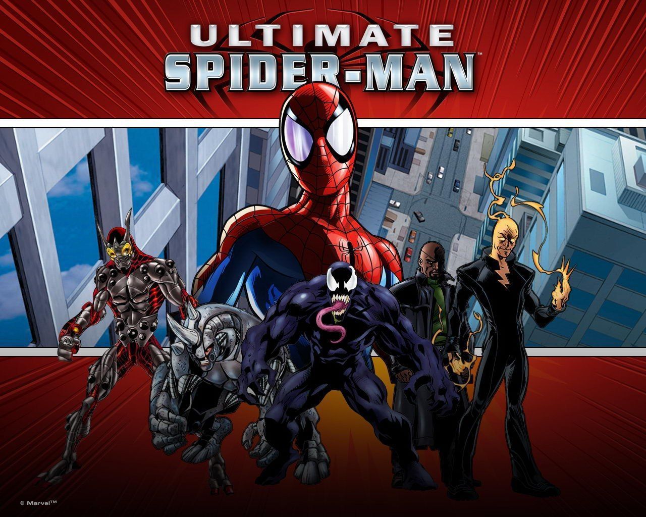 Ultimate Spider-Man e personaggi, 1280x1024 HD, Desktop