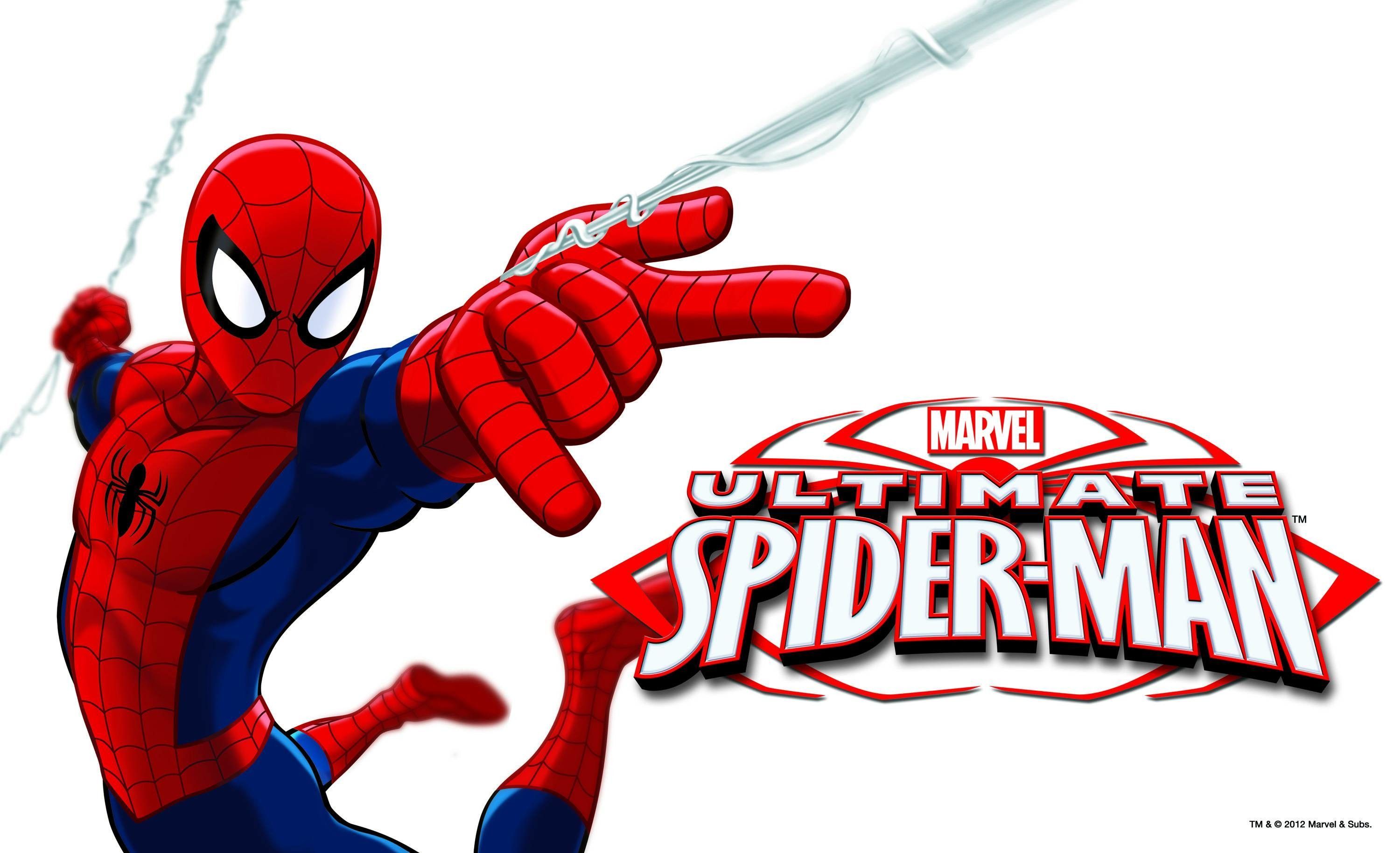 Spider-Man Marvel Ultimate logo, 3000x1828 WQXGA, Monitor Gaming
