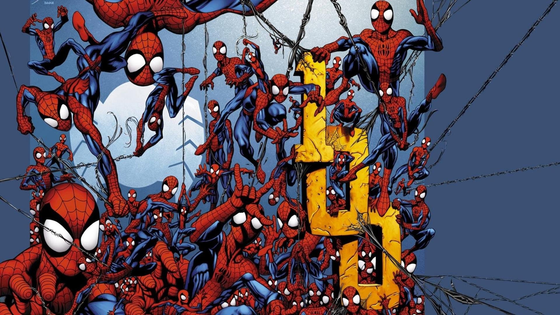 Spider-Man multipli con numero 90, 1920x1080 Full HD, PC Desktop