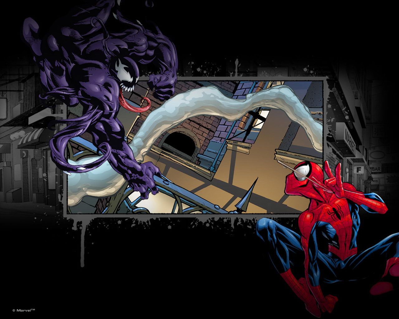 Spider-Man contro Venom, 1280x1024 HD, Notebook Gaming