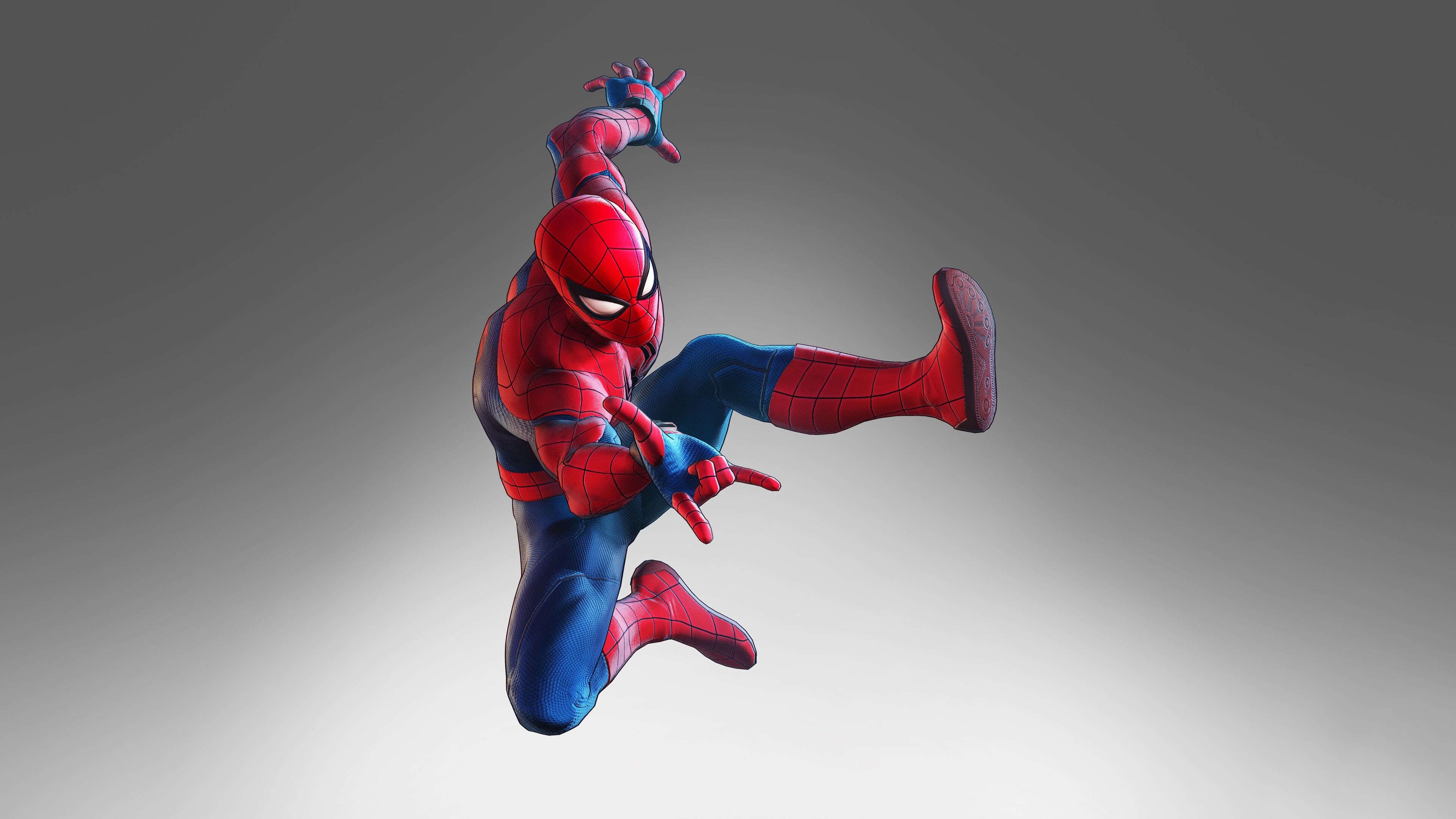Spider-Man in salto acrobatico, 3840x2160 UHD, PC 4K
