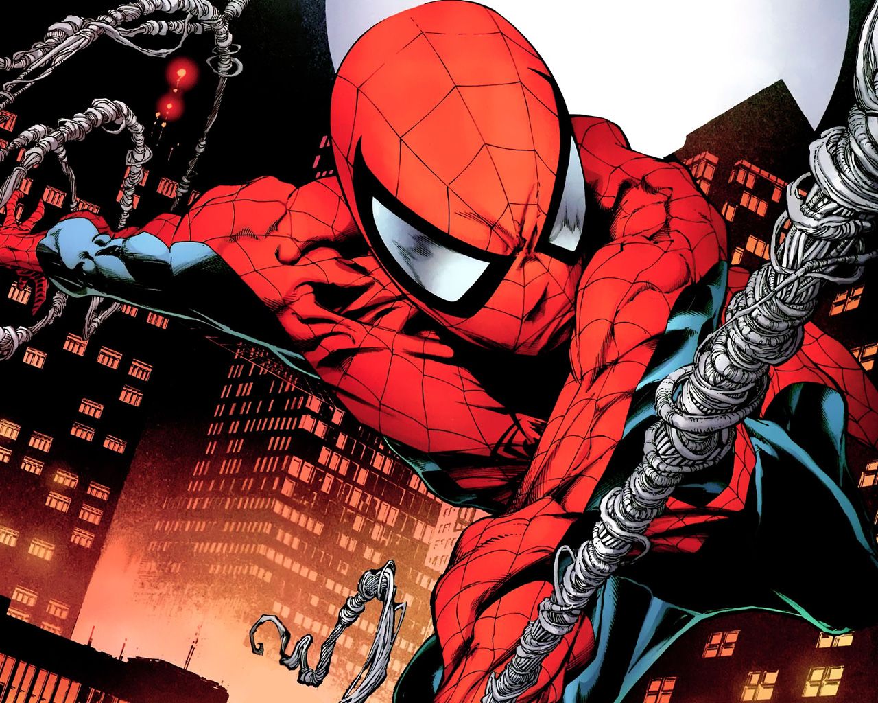 Spider-Man con tentacoli metallici, 1280x1024 720p, Laptop