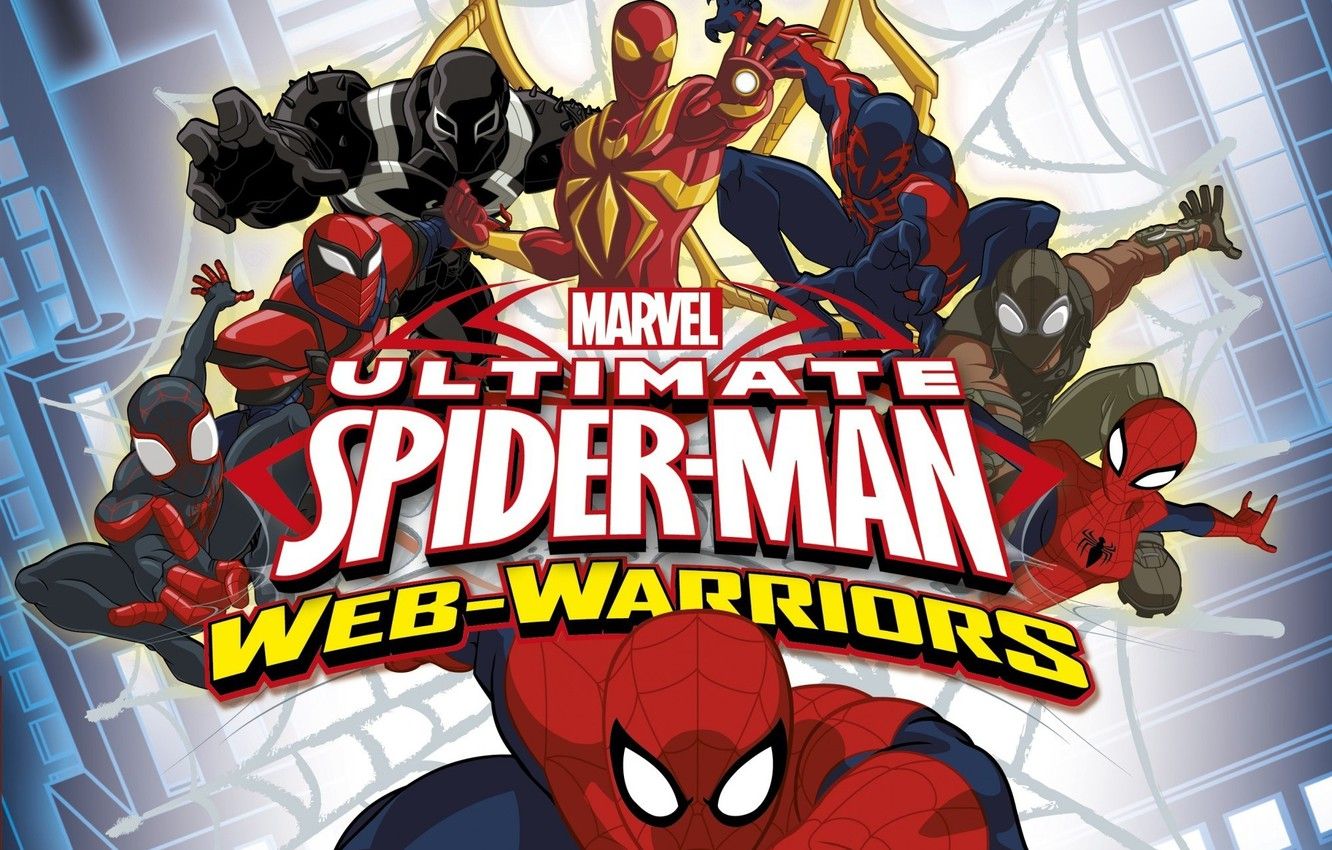 Ultimate Spider-Man Web-Warriors gruppo, 1332x850 HD, Desktop