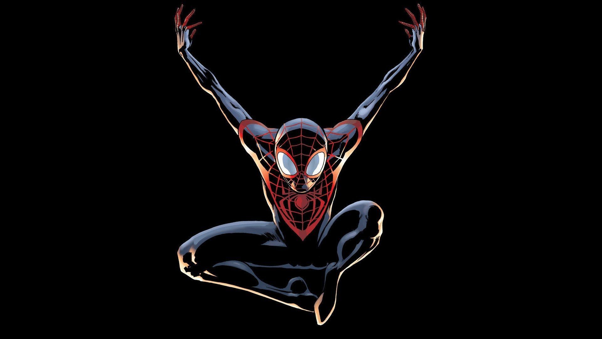Spider-Man su sfondo nero, 1920x1080 Full HD, Laptop