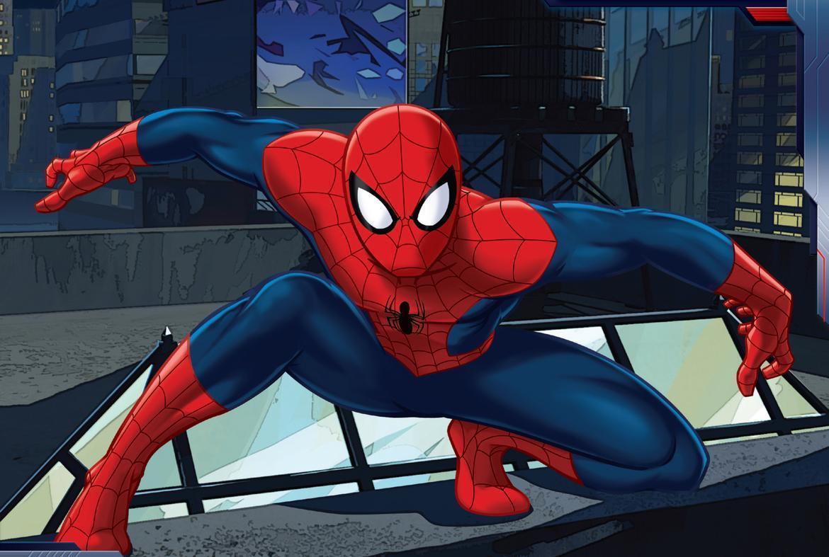 Spider-Man cartone animato città, 1170x787 HD, Desktop