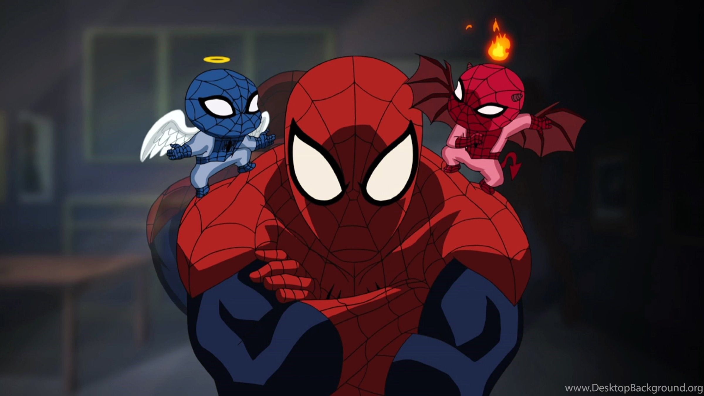 Spider-Man angelo e diavolo, 2400x1350 2K, Laptop